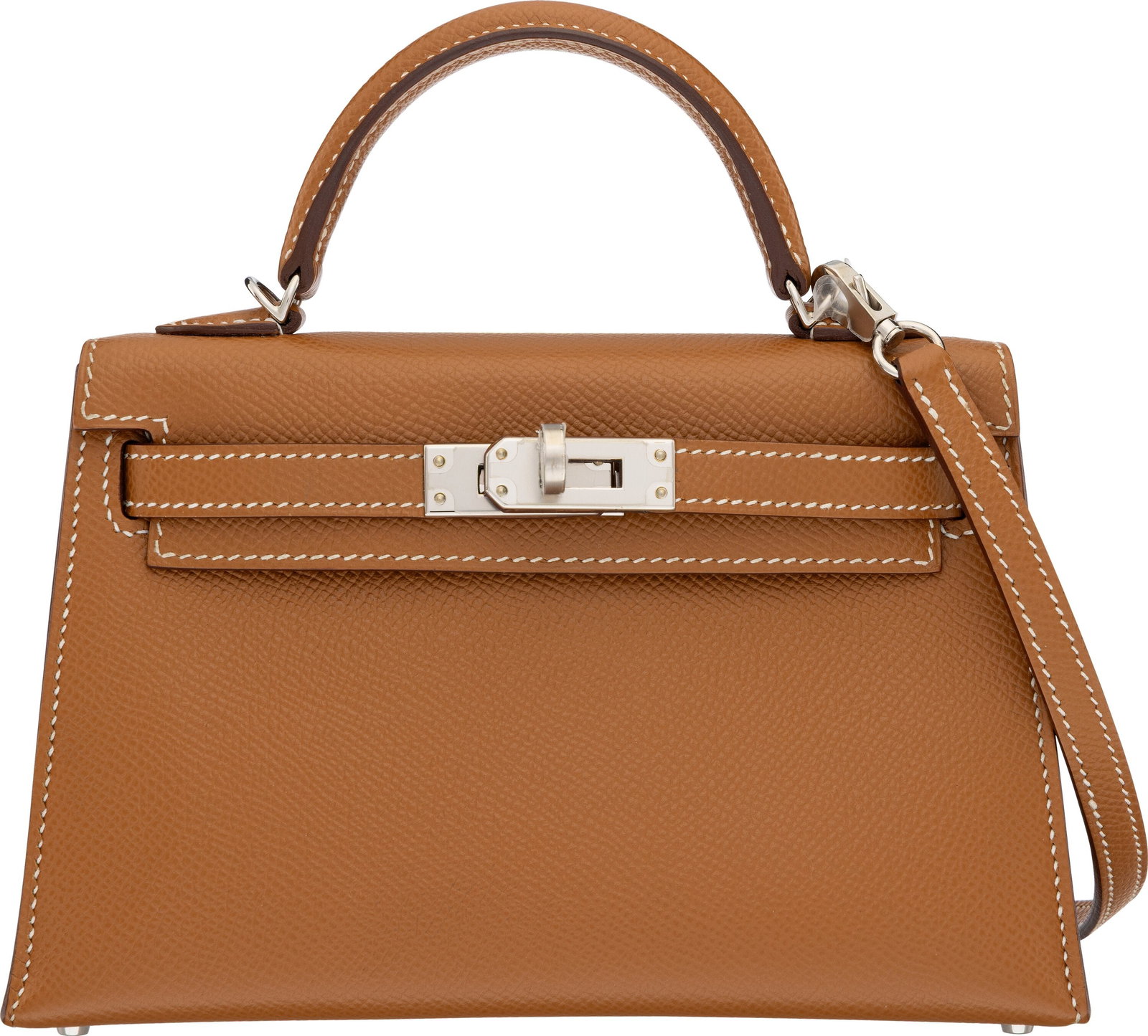 Hermès 20cm Gold Epsom Leather Mini Kelly with  (1 of 5)
