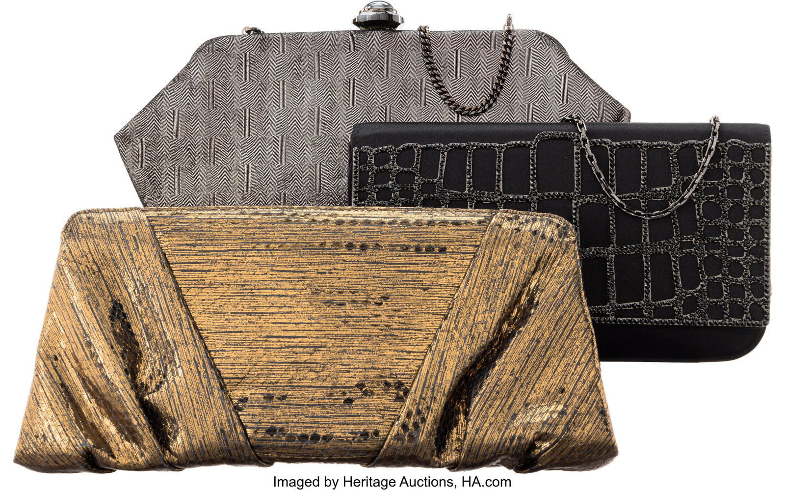 Judith Leiber Set of Three: Clutches See Extend (1 of 3)
