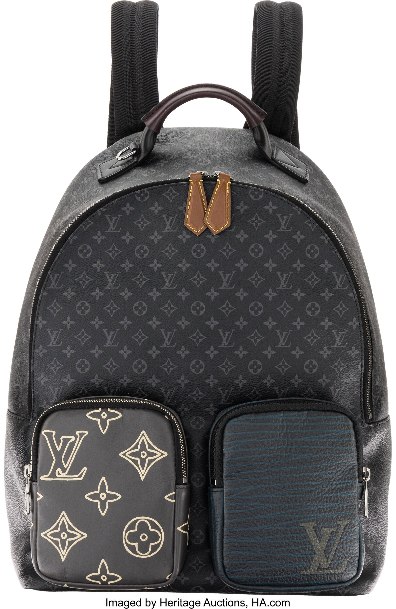 Louis Vuitton Eclipse Monogram Coated Canvas & L (1 of 3)