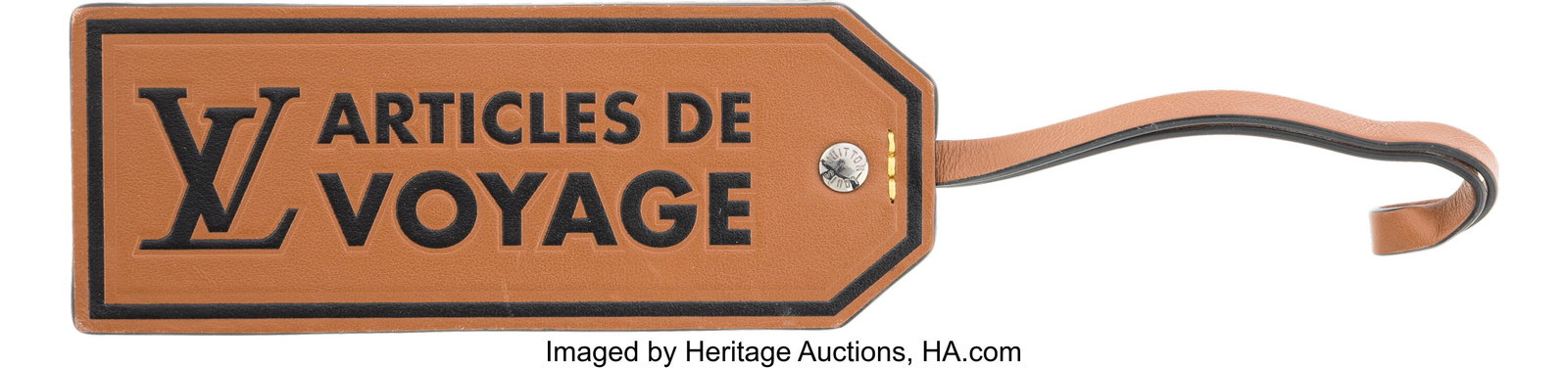 Louis Vuitton Brown Leather "Articles de Voyage" (1 of 2)