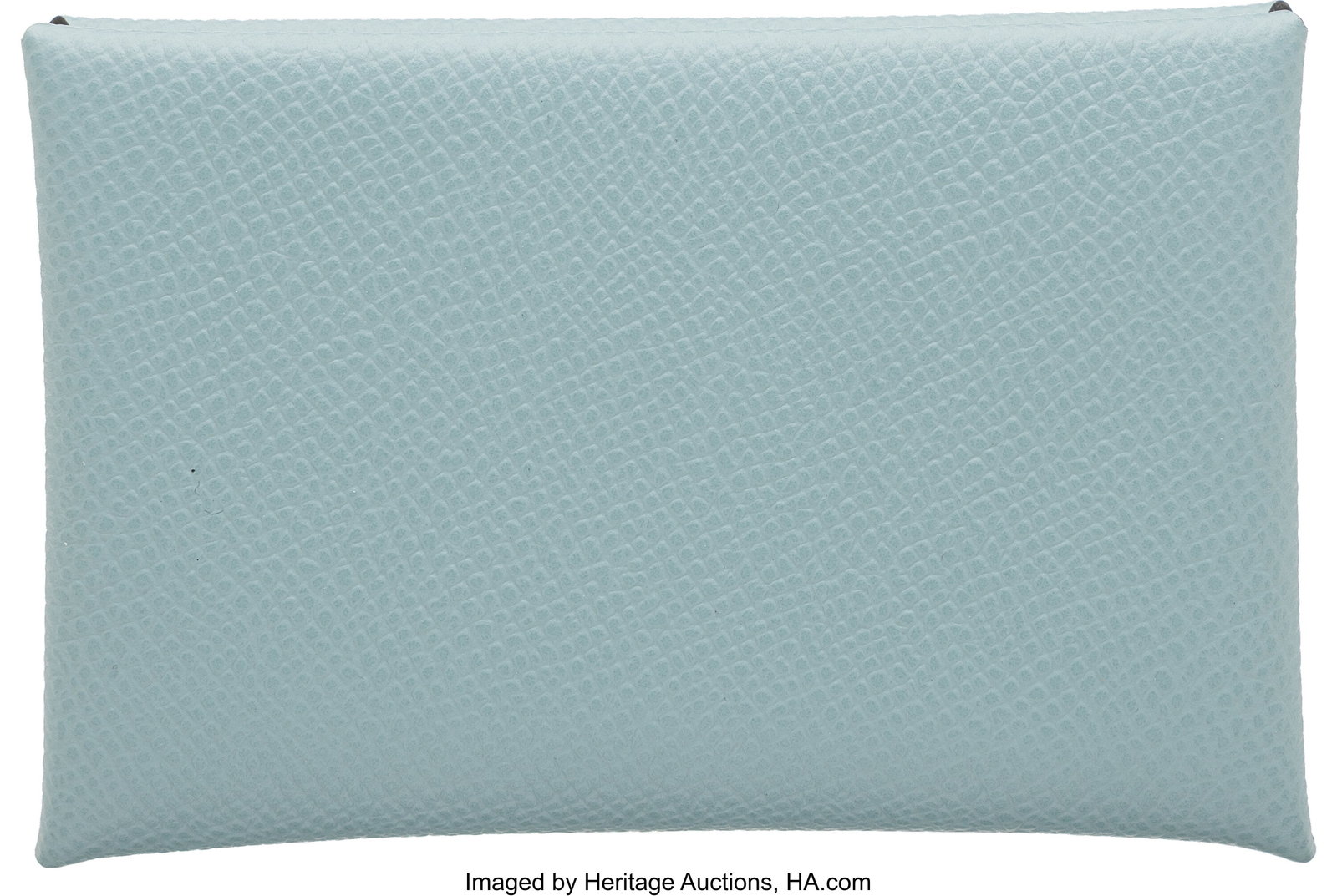Hermès Bleu Glacier Epsom Leather Calvi Card Ho: Hermès Bleu Glacier Epsom Leather Calvi Card Holder with Palladium Hardware G, 2026 Condition: 1 4" Width x 2.75" Height x 0.5" Depth This card holder is done in Bleu 