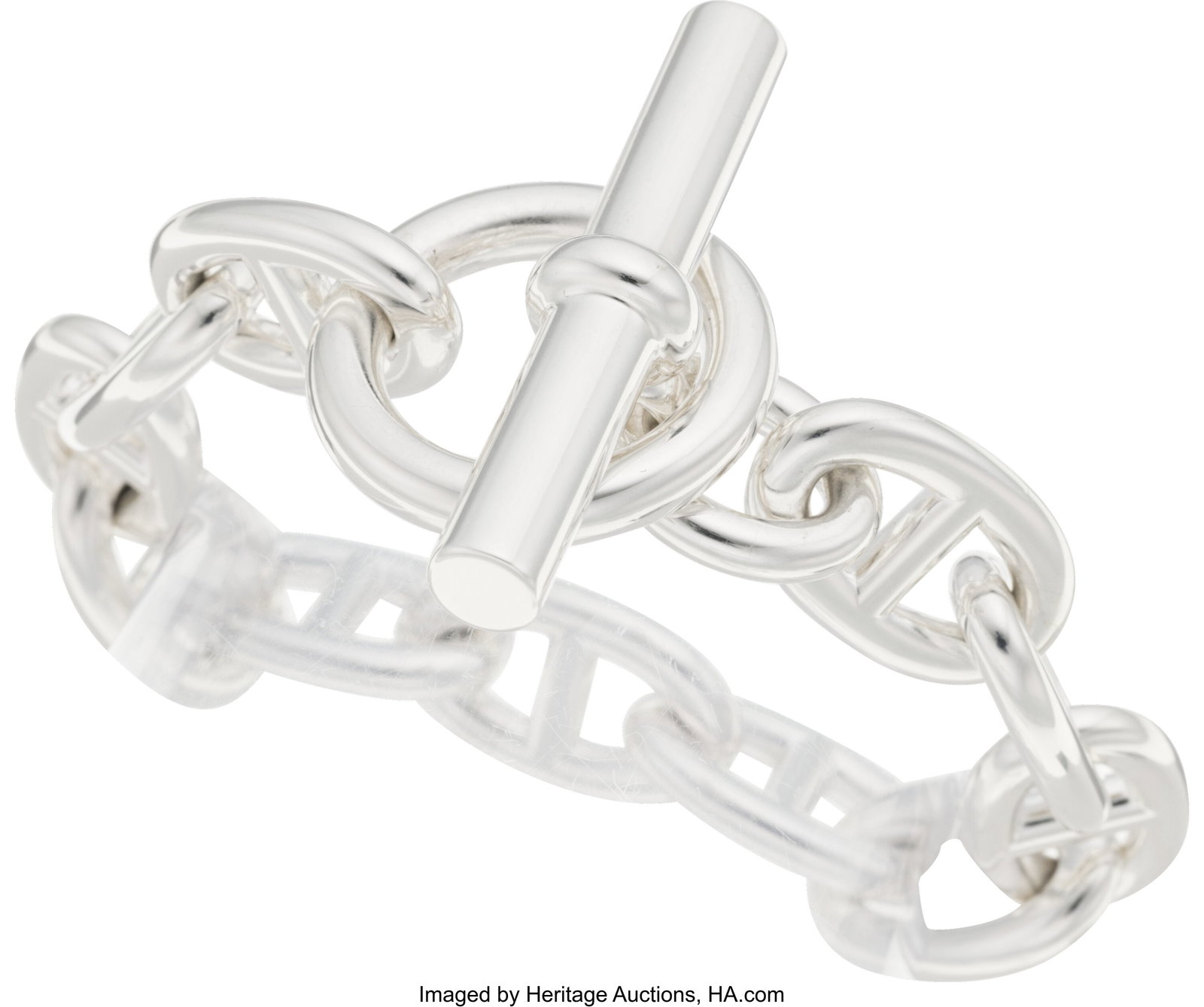 Hermès Sterling Silver Chaîne D'Ancre Bracelet (1 of 1)