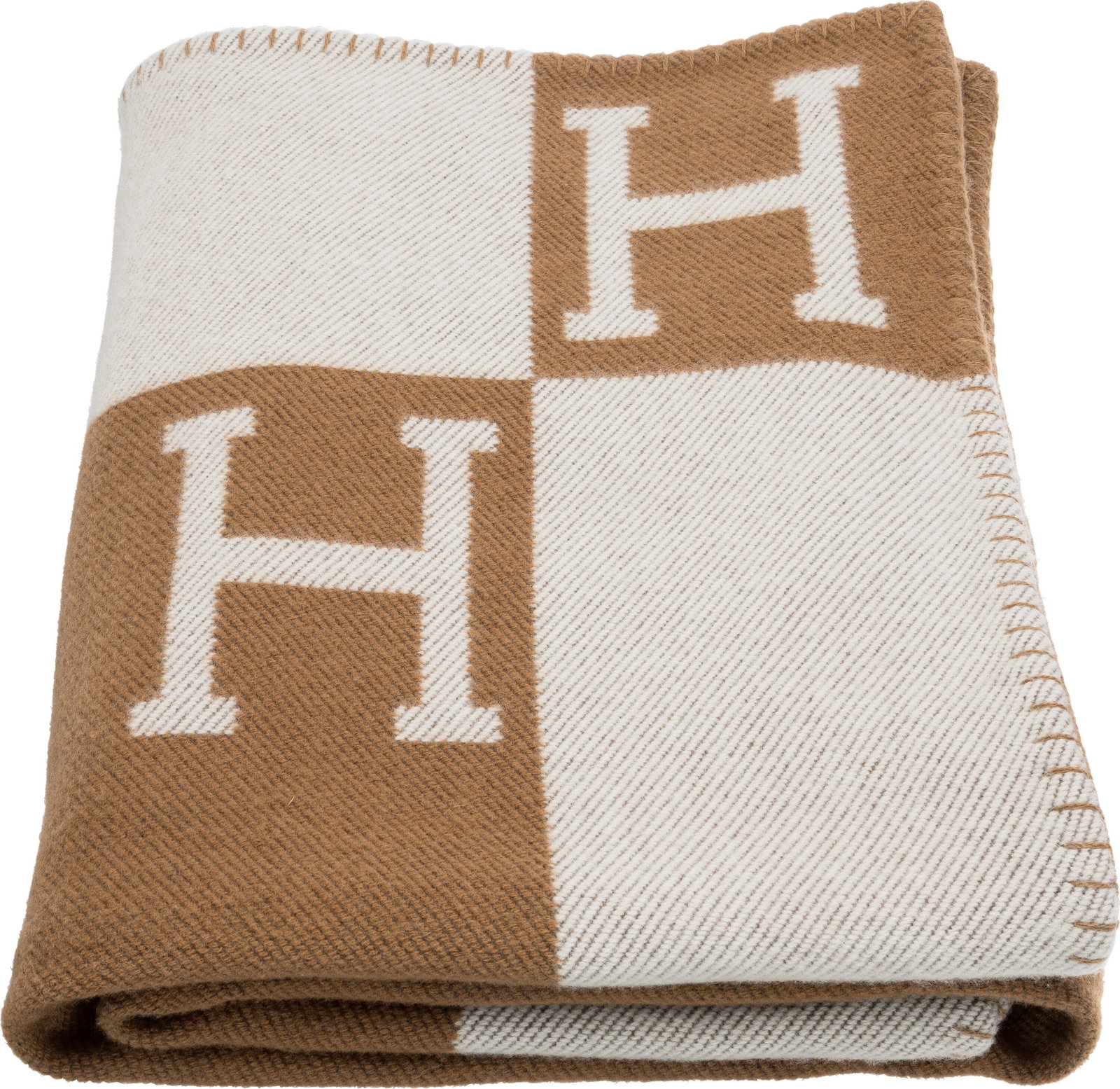 Hermès Écru & Camel Merino Wool and Cashmere A (1 of 3)