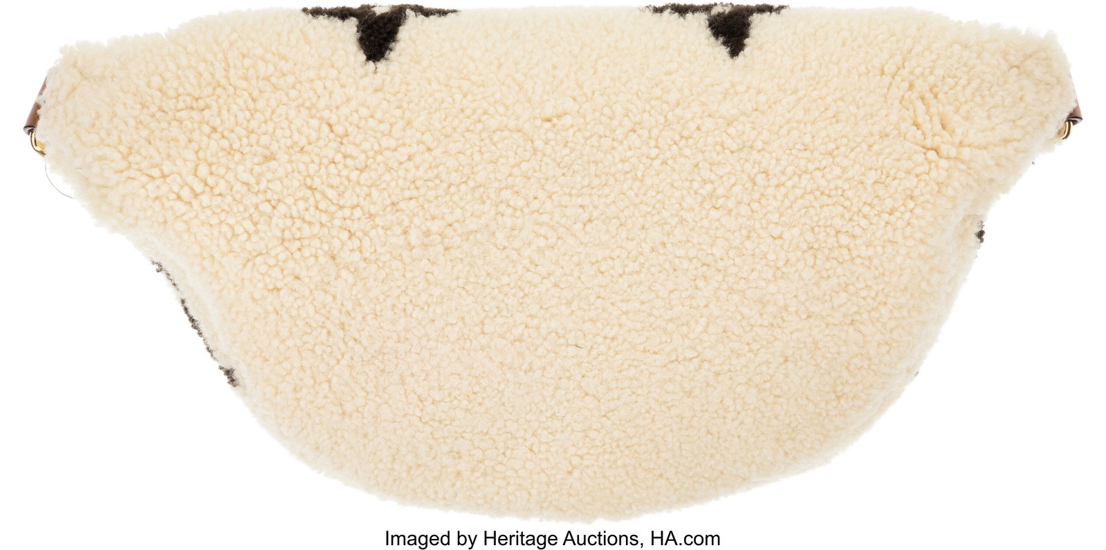 Louis Vuitton Giant Monogram Shearling Teddy Bum - 2