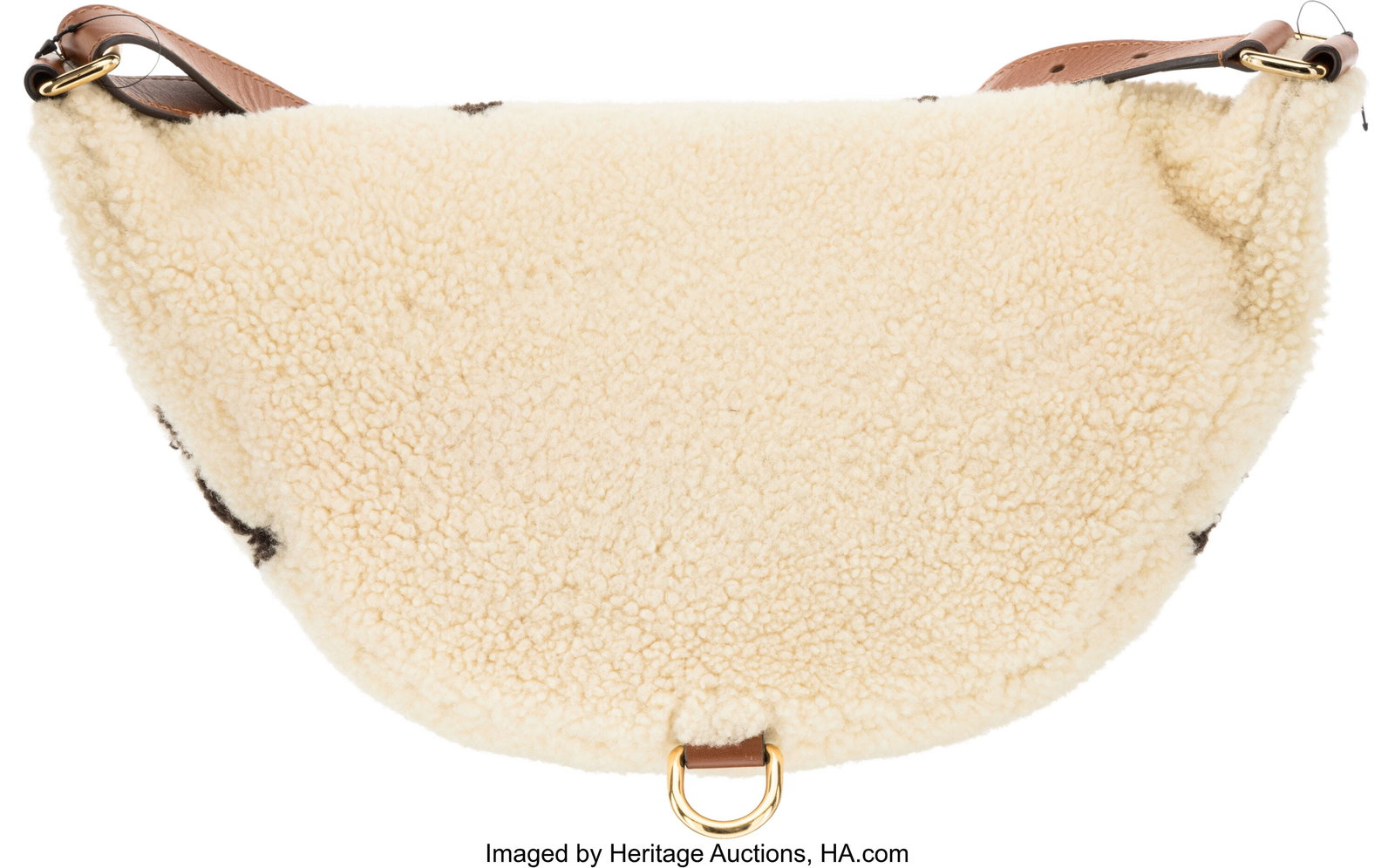 Louis Vuitton Giant Monogram Shearling Teddy Bum - 3