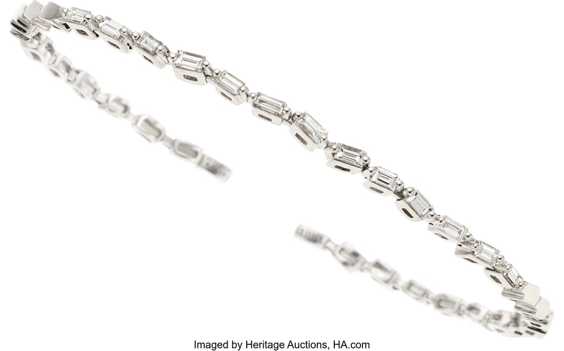 Suzanne Kalan Diamond, White Gold Bracelet Ston (1 of 2)