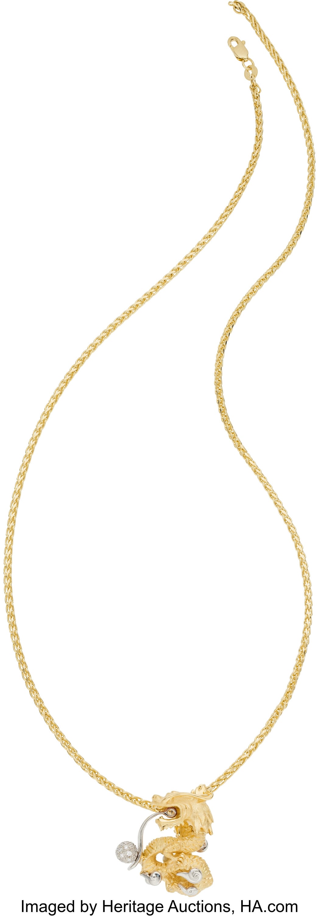 Denny Wong Diamond, Ruby, Gold Pendant-Necklace  (1 of 2)