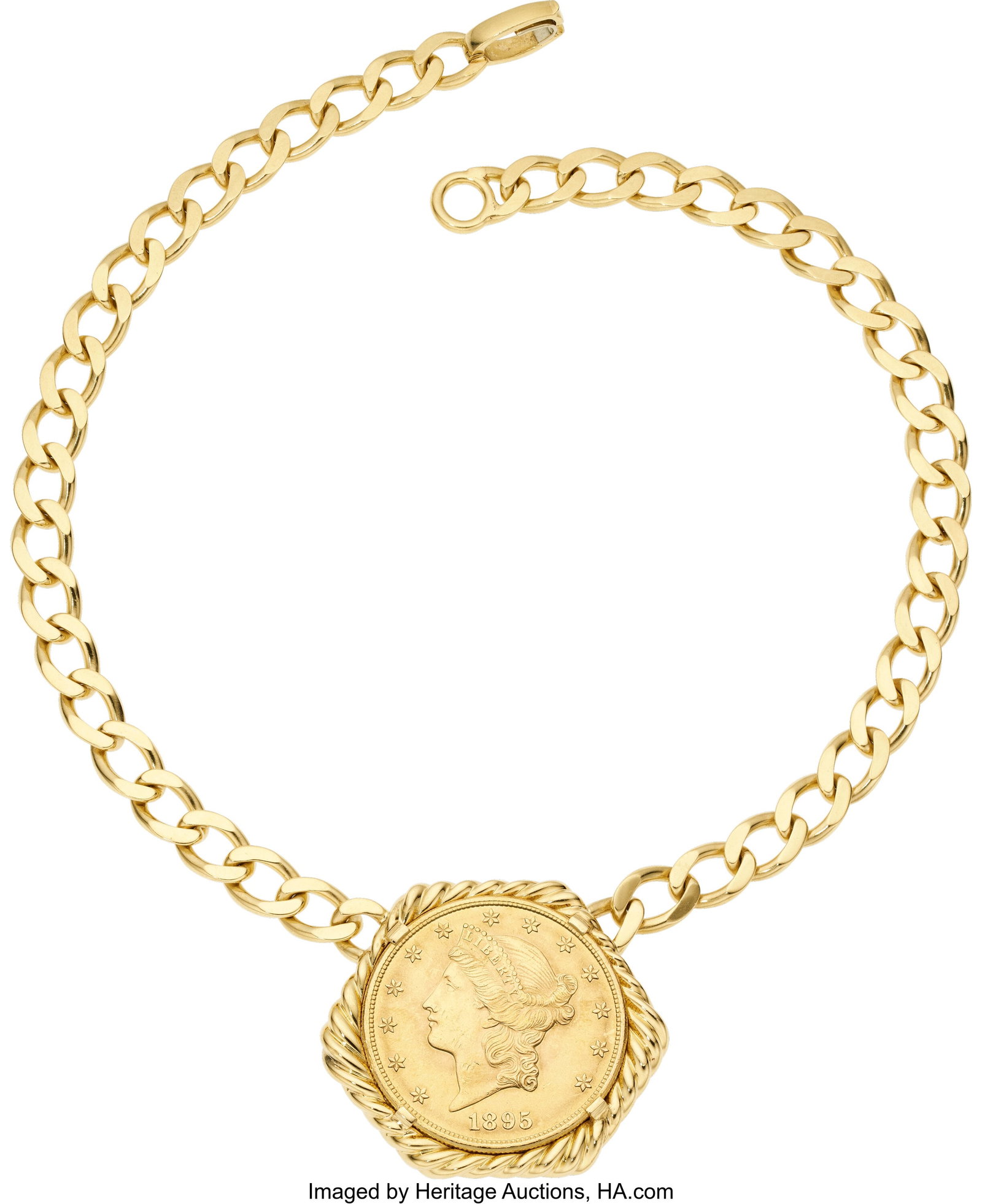 David Webb, U.S. Gold Coin, Gold Necklace Coins (1 of 3)