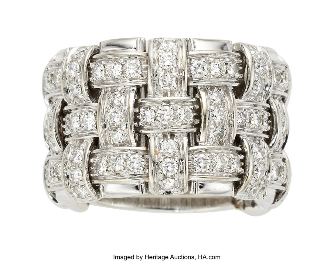 Roberto Coin Diamond, White Gold Ring Stones: F (1 of 4)