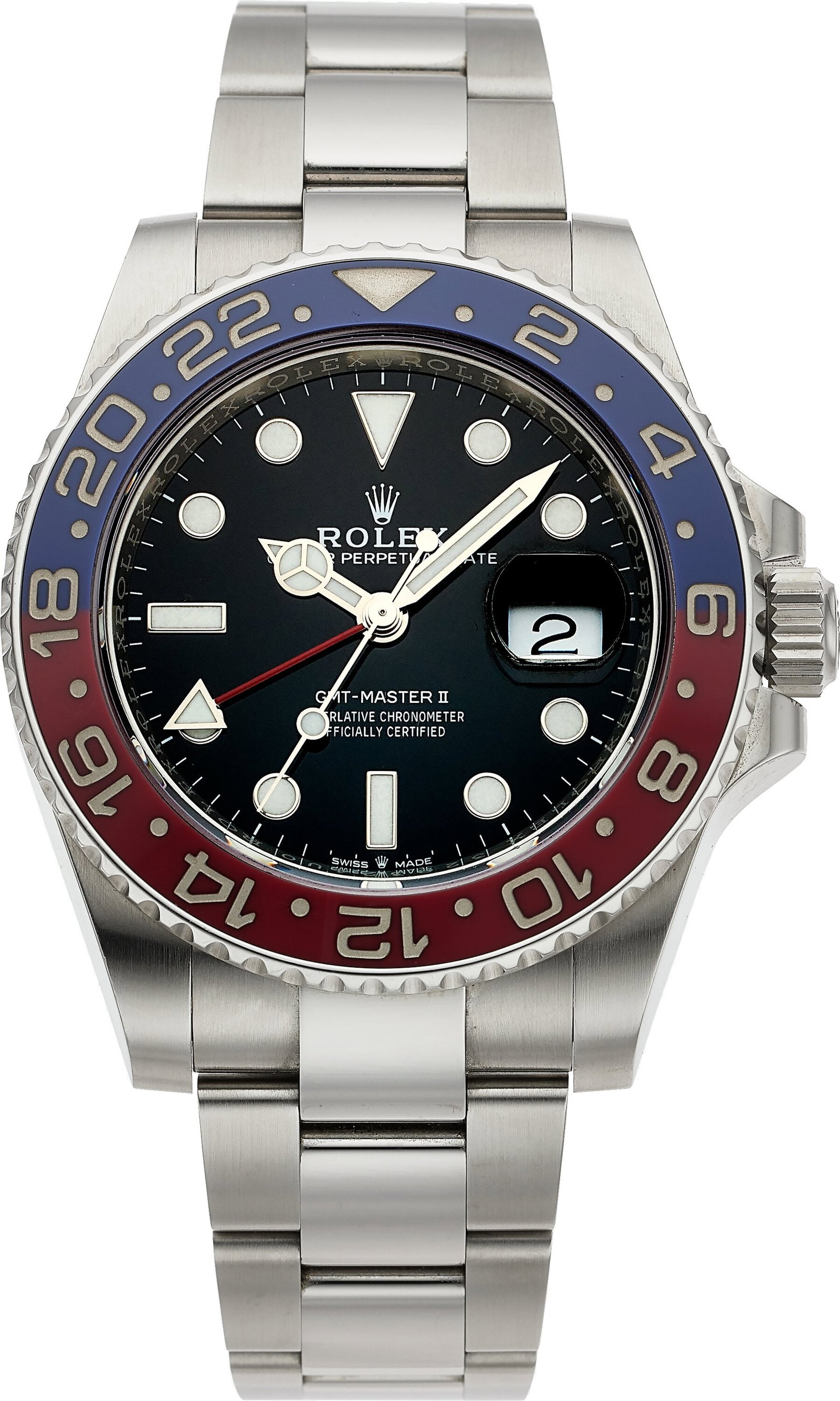 Rolex Date GMT Master II, "Pepsi" Bezel, Ref. 12 (1 of 4)