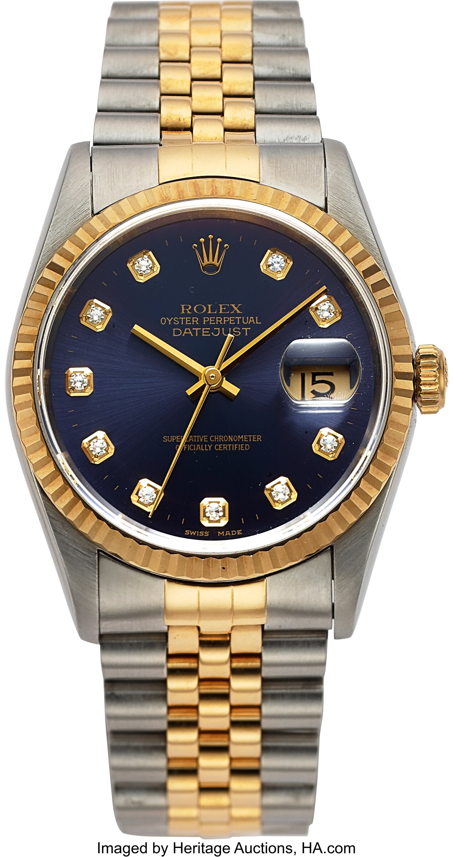Rolex Oyster Perpetual Datejust, Steel and 18k Y (1 of 3)