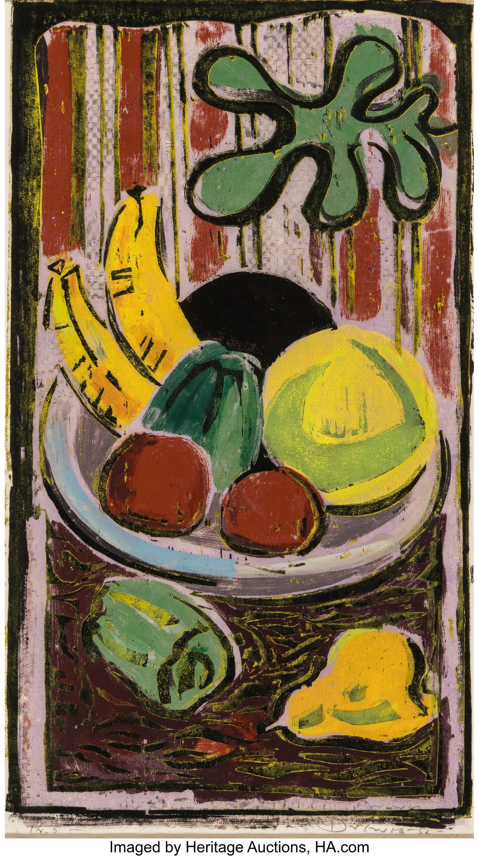 Werner Drewes (American, 1899-1985) Still Life w (1 of 3)