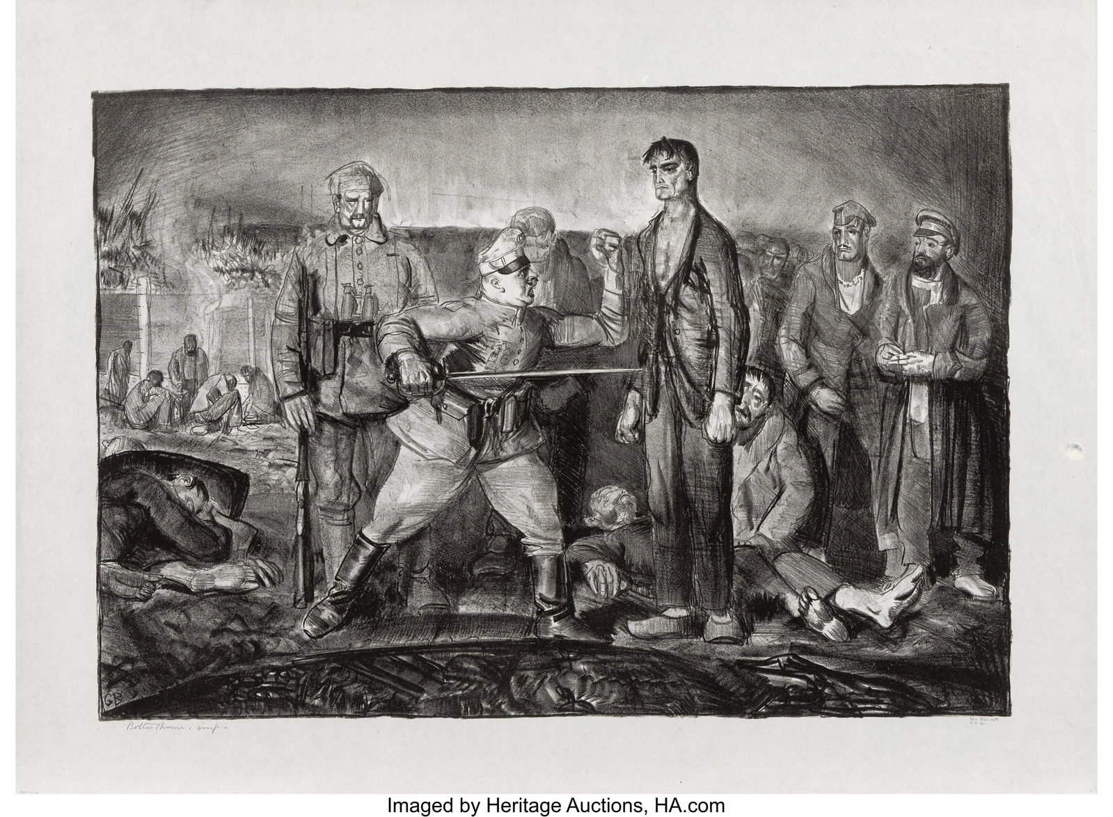 George Wesley Bellows (American, 1882-1925) The  (1 of 2)