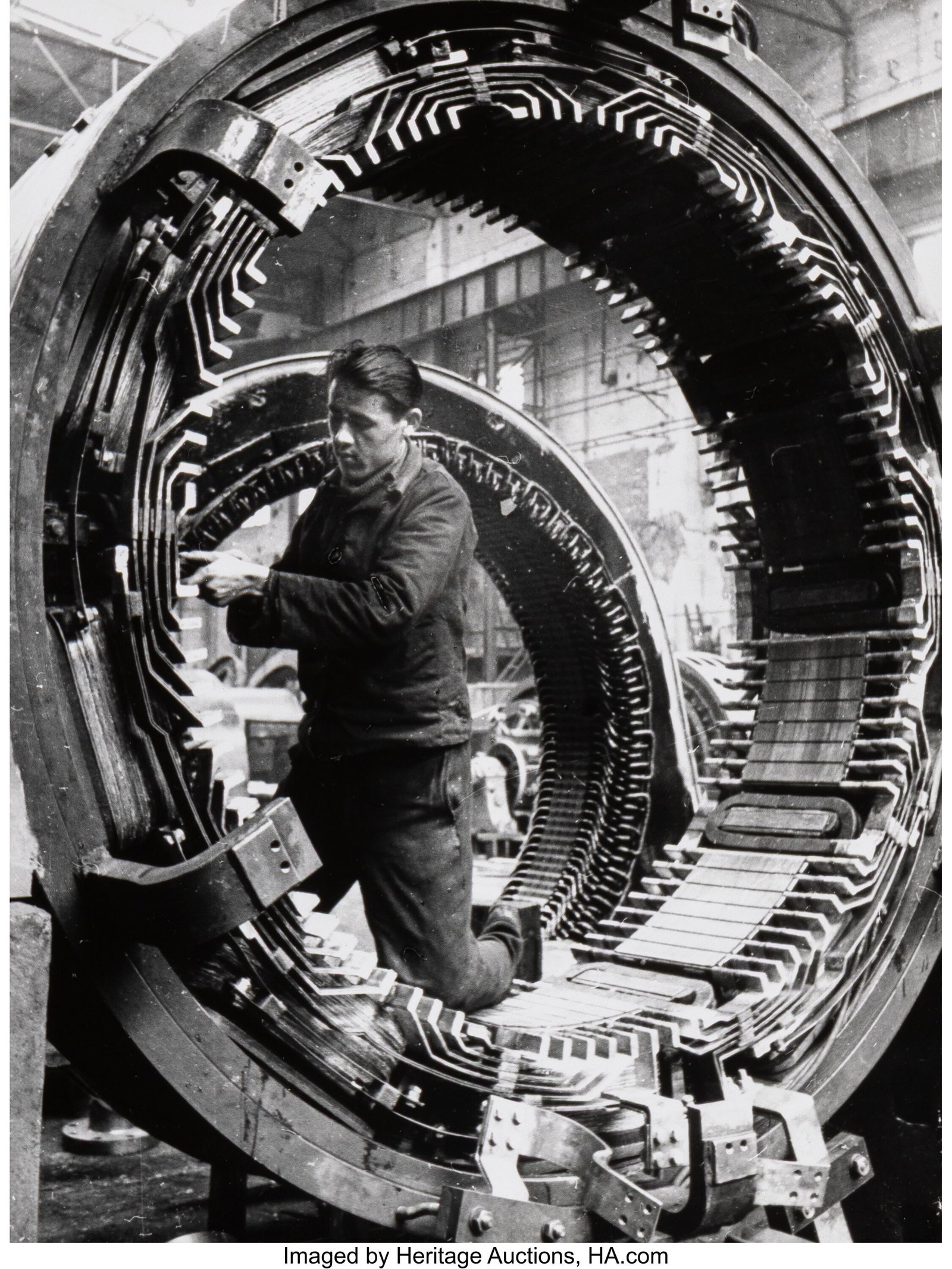Ivan Shagin (Russian, 1904-1982) Leningrad Elect: Ivan Shagin (Russian, 1904-1982) Leningrad Electric Factory, 1937 Gelatin silver print 7-1/2 x 5-5/8 inches (19.1 x 14.4 cm) (image/sheet