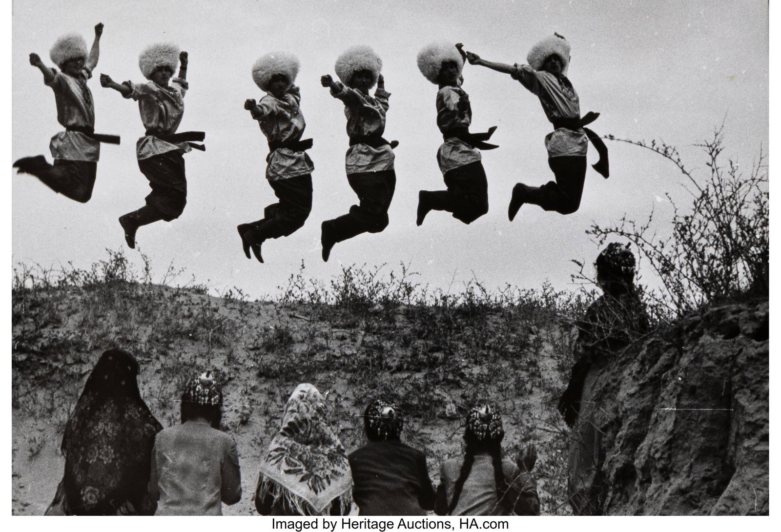 Georgy Zelma (Russian, 1906-1984) Tadzhik Dance, (1 of 3)