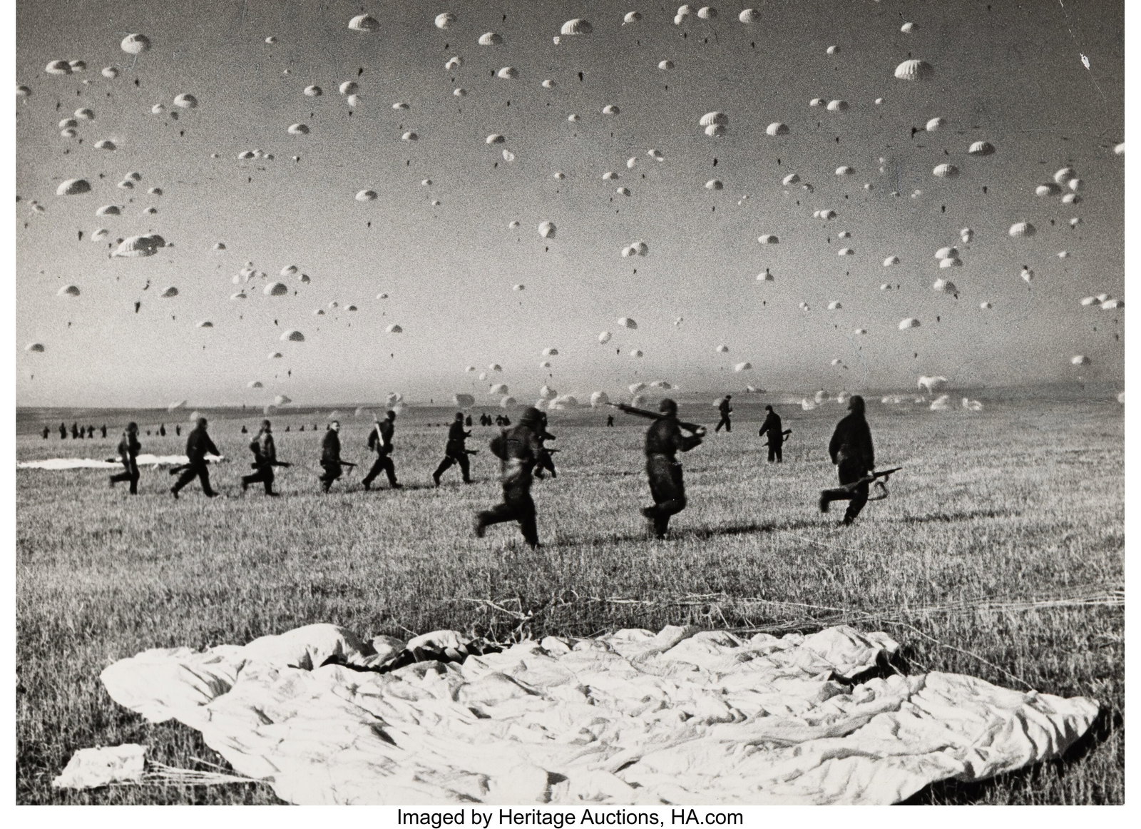 Ivan Shagin (Russian, 1904-1982) Parachutists, 1: Ivan Shagin (Russian, 1904-1982) Parachutists, 1935 Gelatin silver print, printed later 9 x 12-1/2 inches (22.9 x 31.8 cm) (image/sheet