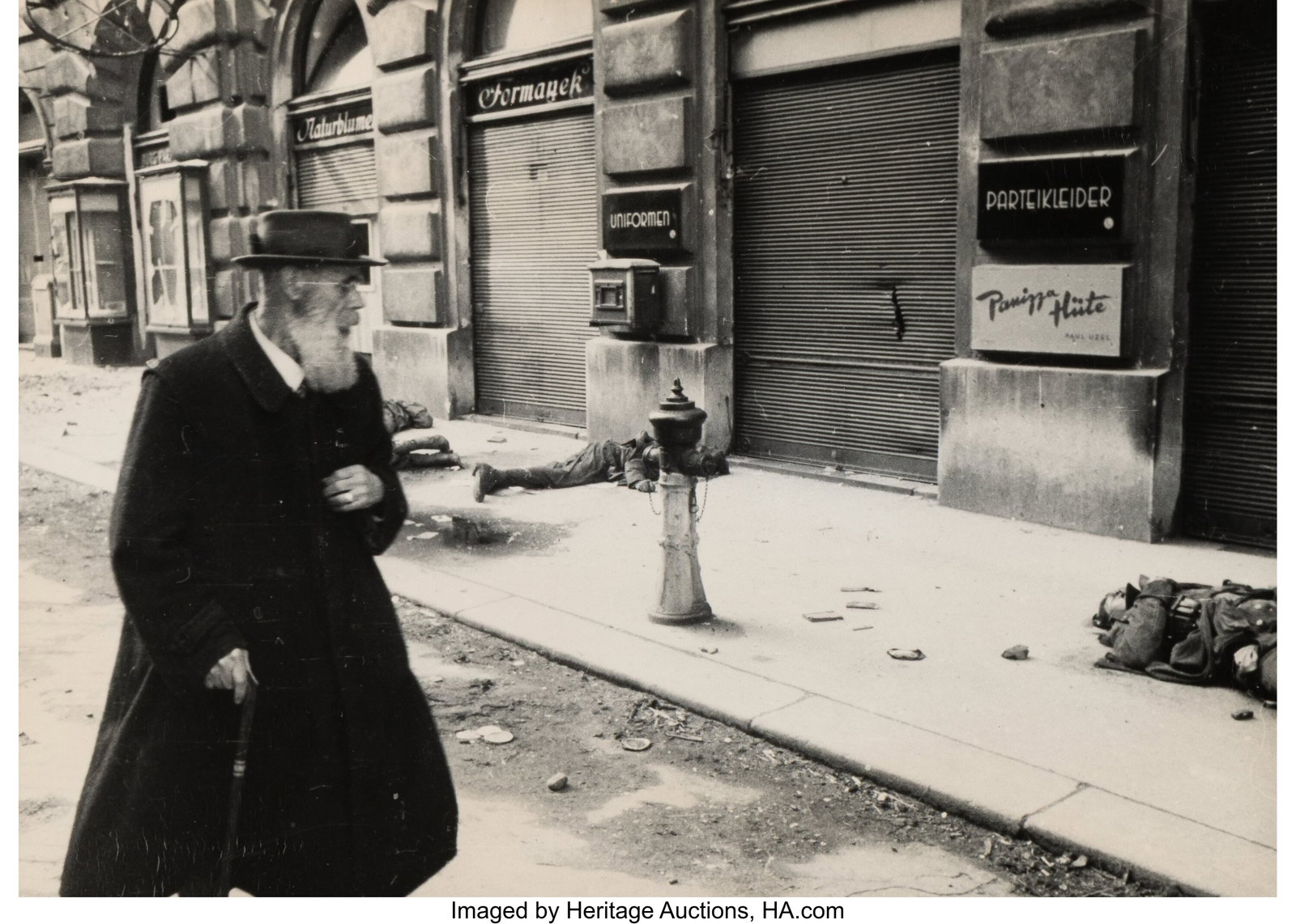 Yevgeni Khaldei (Russian, 1917-1997) Vienna, 194: Yevgeni Khaldei (Russian, 1917-1997) Vienna, 1945 Gelatin silver print, printed later 5 x 7 inches (12.7 x 17.8 cm) (image/sheet) Sign