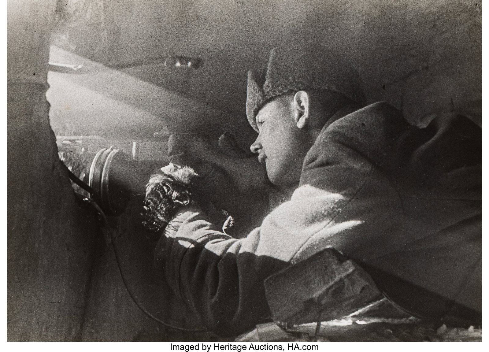 Georgy Zelma (Russian, 1906-1984) Stalingrad, 19: Georgy Zelma (Russian, 1906-1984) Stalingrad, 1943 Gelatin silver print, mounted on card 6-3/4 x 9-1/4 inches (17.1 x 23.5 cm) (image&s