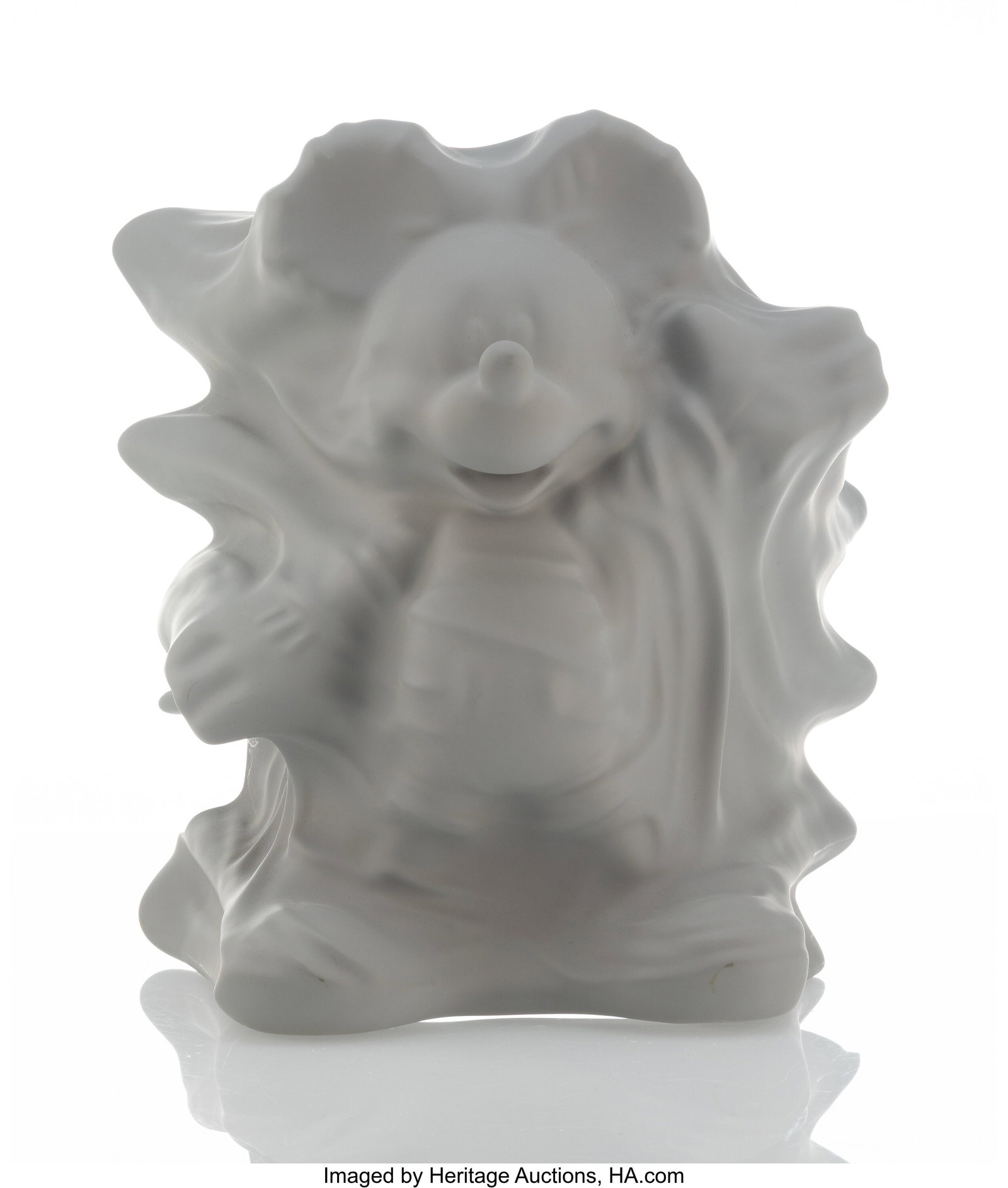 Daniel Arsham X APPortfolio X Disney Hollow Mick: Daniel Arsham X APPortfolio X Disney Hollow Mickey (Grey), 2019 Cast resin 13-1/4 x 12-1/2 x 13-1/2 inches (33.7 x 31.8 x 34.3 cm) Ed.