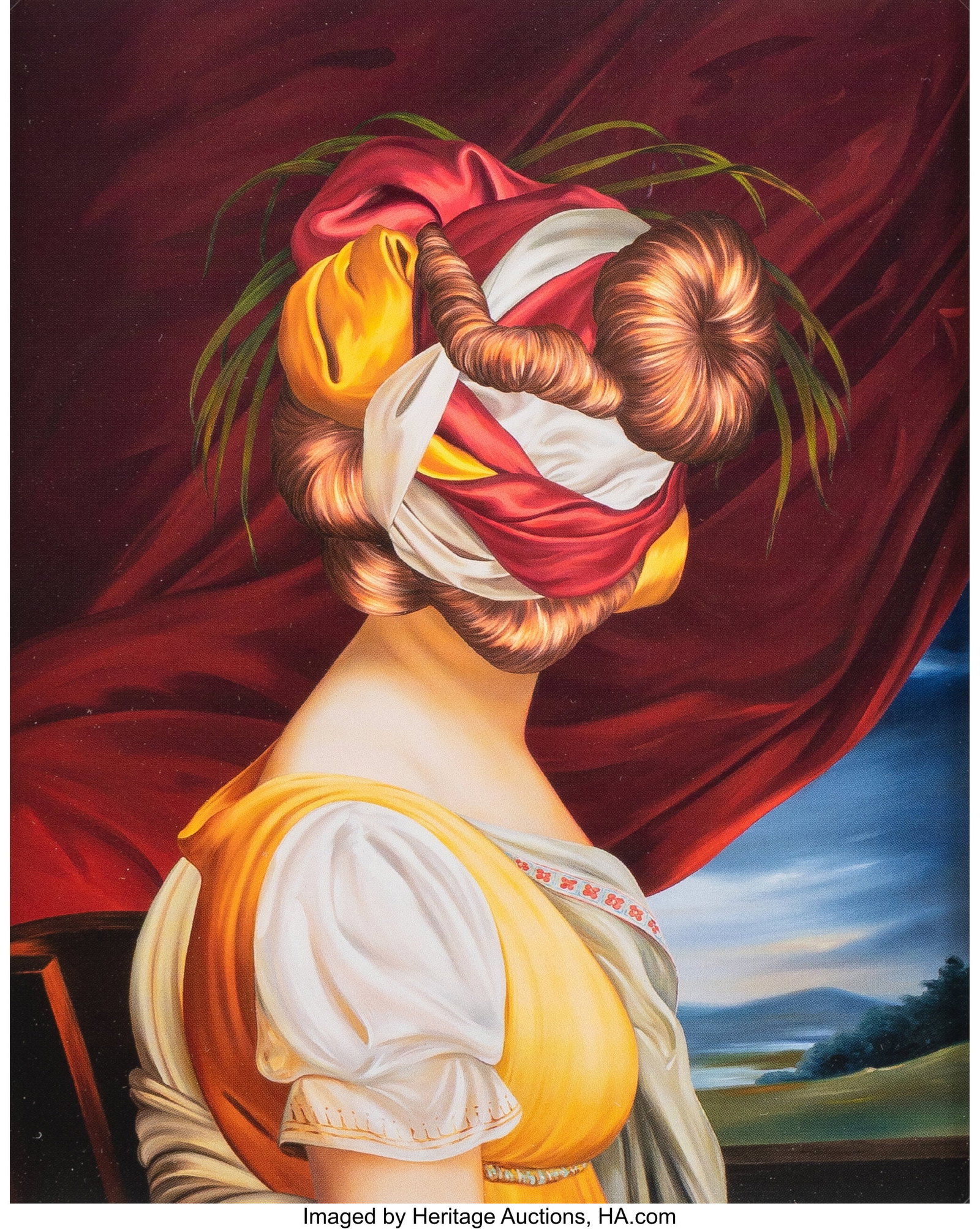 Ewa Juszkiewicz (b. 1984) Untitled (After Franç: Ewa Juszkiewicz (b. 1984) Untitled (After François Gérard), 2023 Archival pigment print on cotton paper 7-1/4 x 6 inches (18.4 x 15&perio