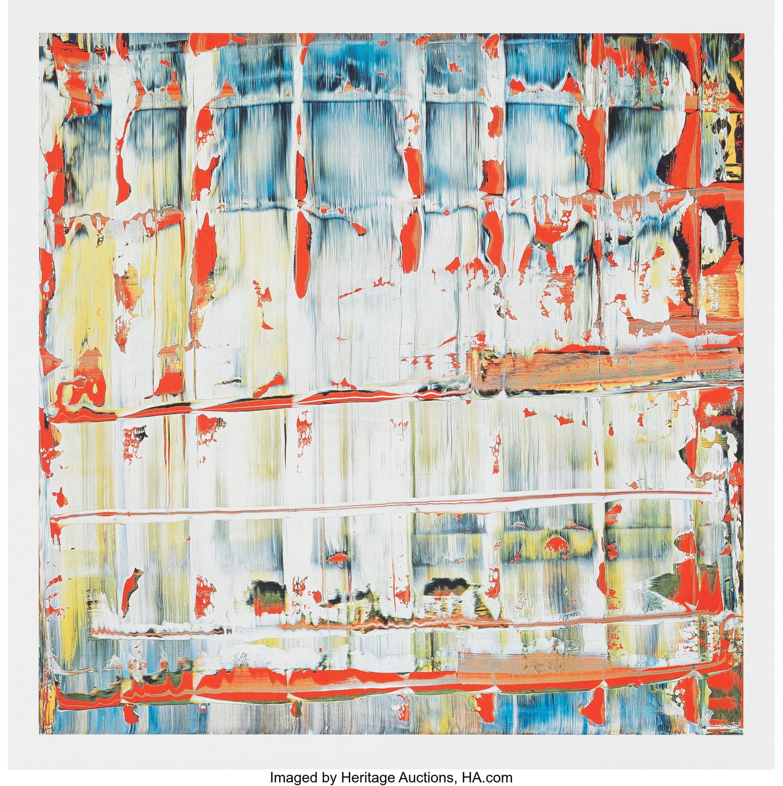 Gerhard Richter (b. 1932) Abstraktes Bild, 1992-: Gerhard Richter (b. 1932) Abstraktes Bild, 1992-2023 Hybrid print on Rives paper 27-5/8 x 27-1/2 inches (70.2 x 69.8 cm) (sheet) Editio