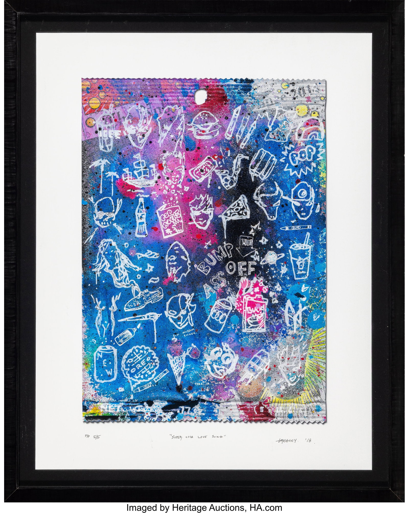 Gregory Siff (b. 1977) Super Cola Love Song (Sta: Gregory Siff (b. 1977) Super Cola Love Song (Standard Edition), 2018 Archival pigment print on Moab Fine Art paper 24 x 18 inches (61.0 x 45.7 cm&rp