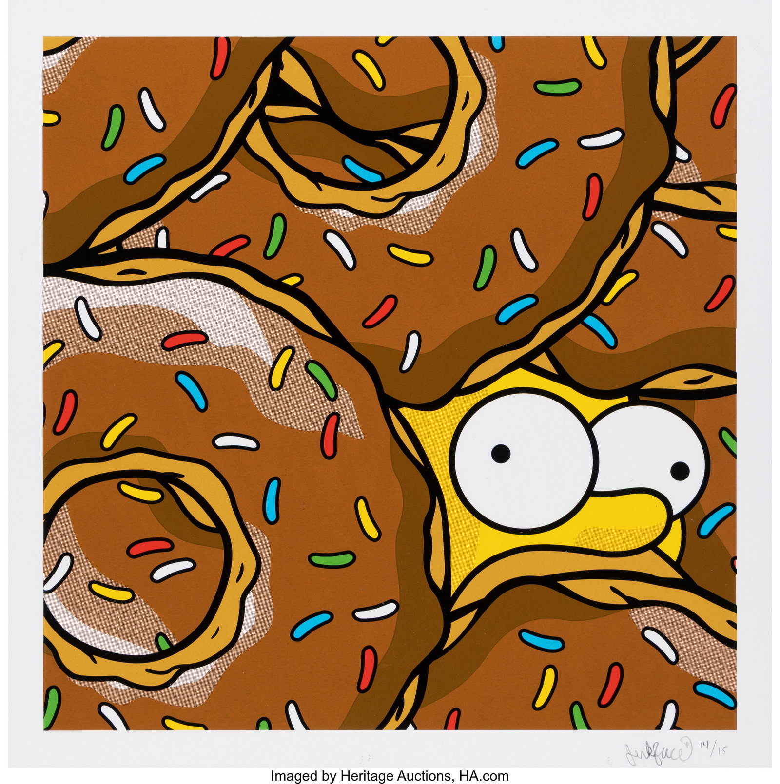 Jerkface (b. 1982) Donut Mobile (Chocolate), 201 (1 of 1)