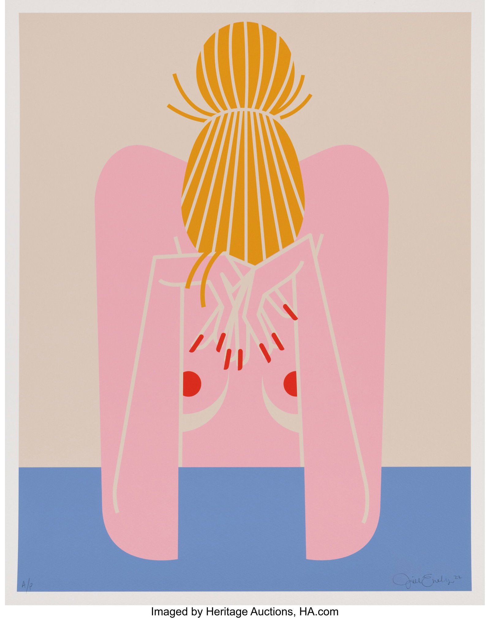 Jillian Evelyn (b. 1987) I Can't, 2022 Limited e: Jillian Evelyn (b. 1987) I Can't, 2022 Limited edition archival pigment print 20 x 16 inches (50.8 x 40.6 cm) (sheet) AP Signed and dated in pe