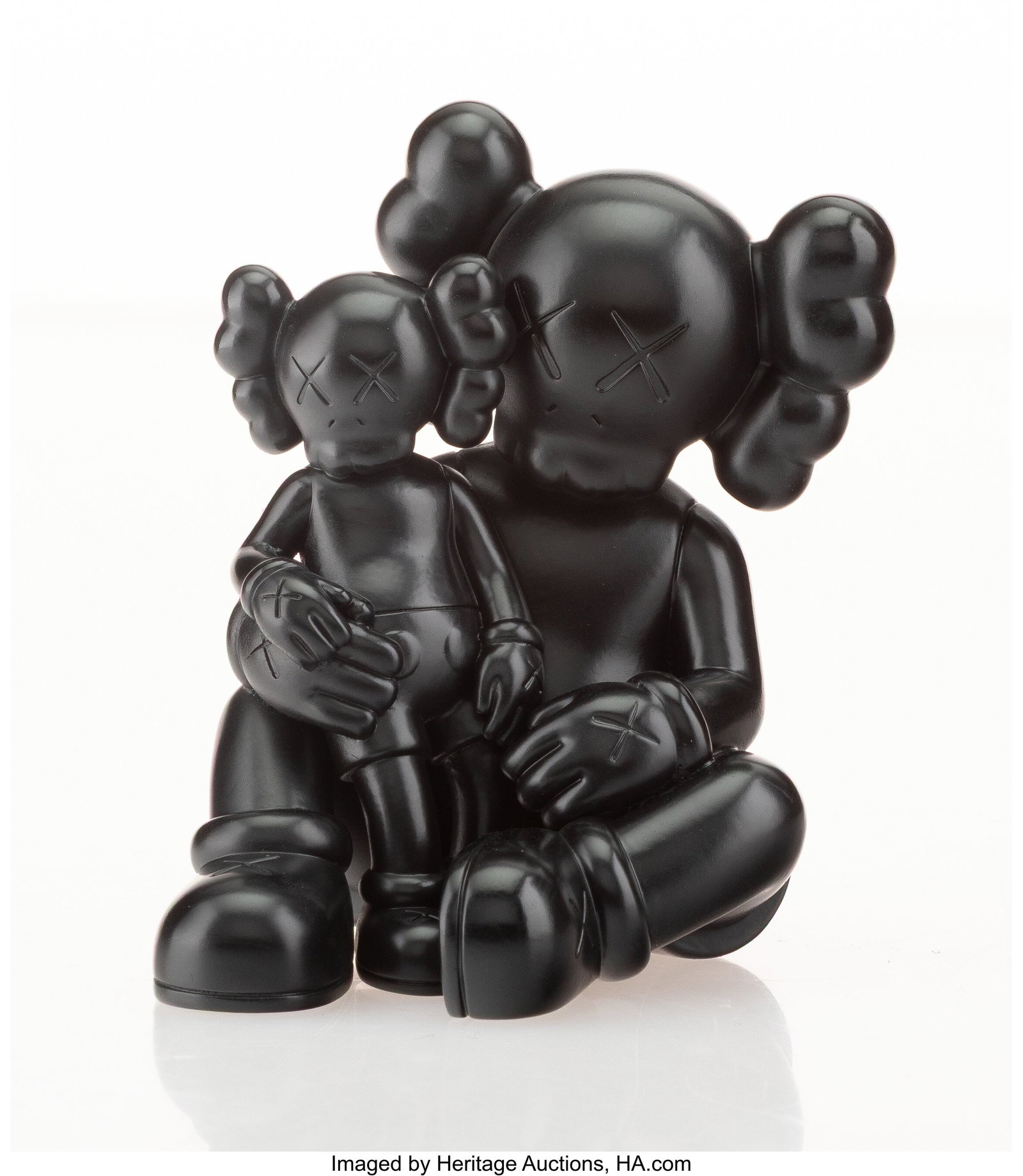 KAWS (b. 1974) Shelter, 2022 Bronze 3-3/4 x 3 x  (1 of 3)
