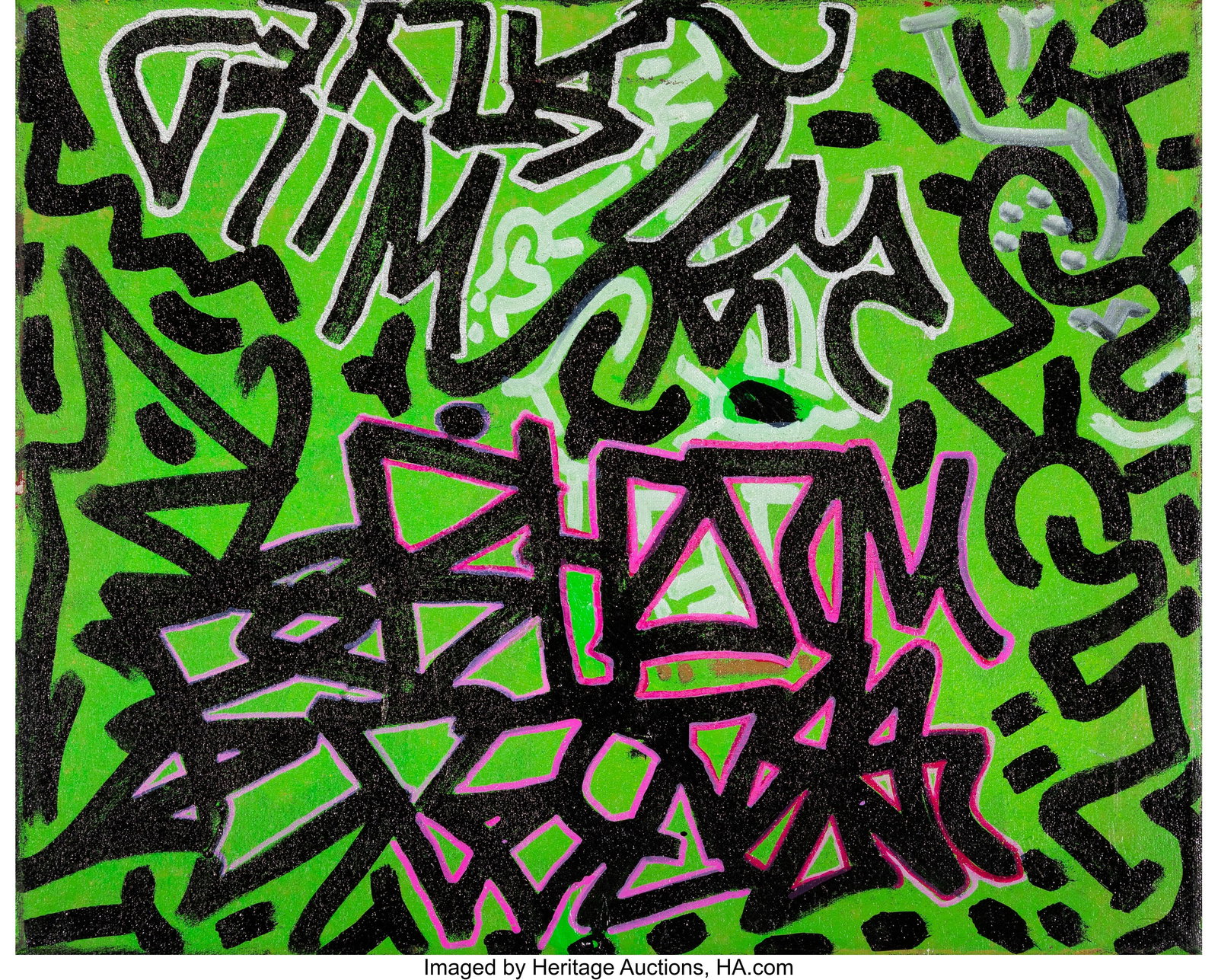 LA II (b. 1967) Wild Style, 2011 Acrylic and ink: LA II (b. 1967) Wild Style, 2011 Acrylic and ink on canvas 16 x 20 inches (40.6 x 50.8 cm) Signed, titled, dated, and inscribed verso P