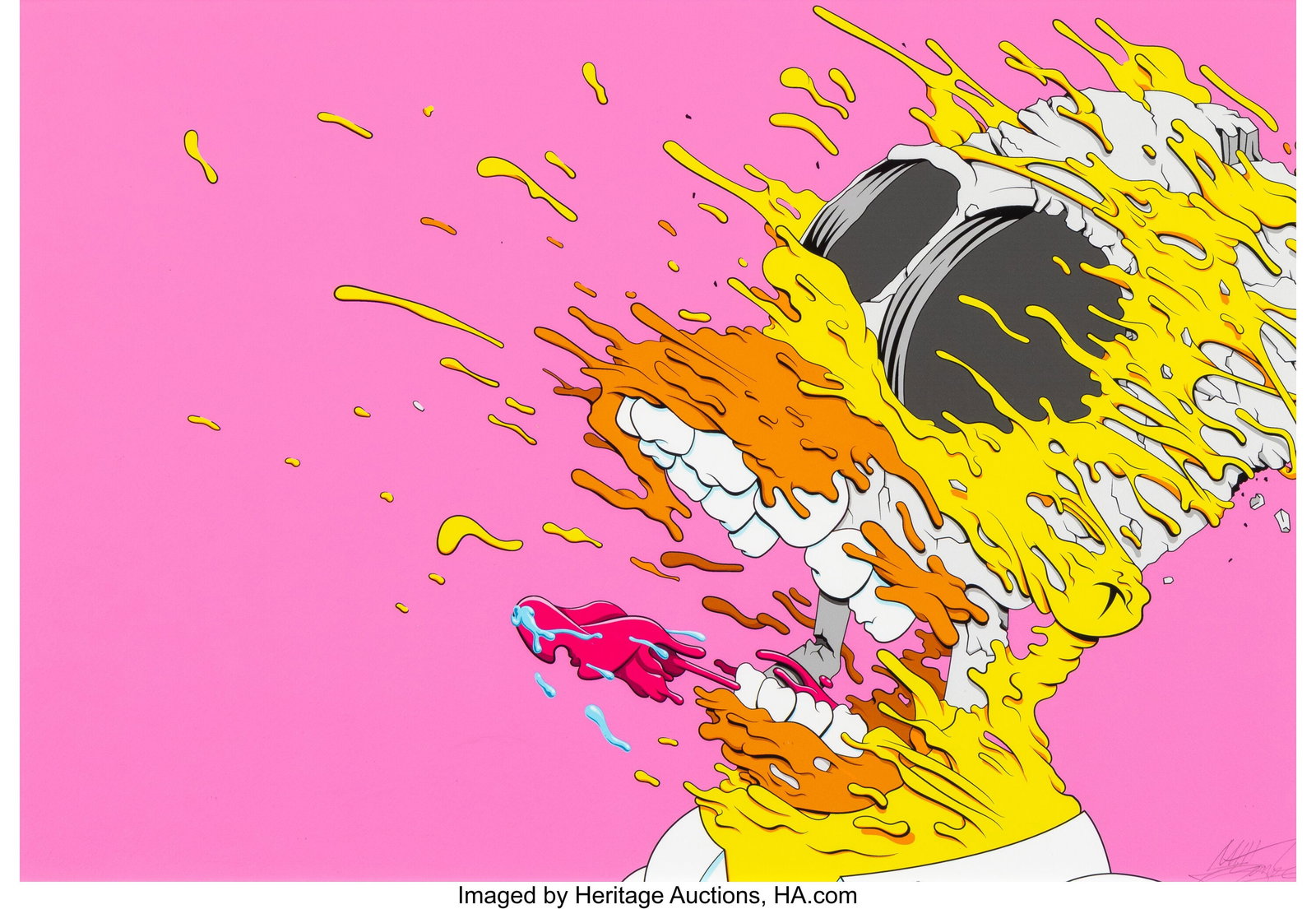 Matt Gondek (b. 1982) Deconstructed Homer (Pink  (1 of 3)
