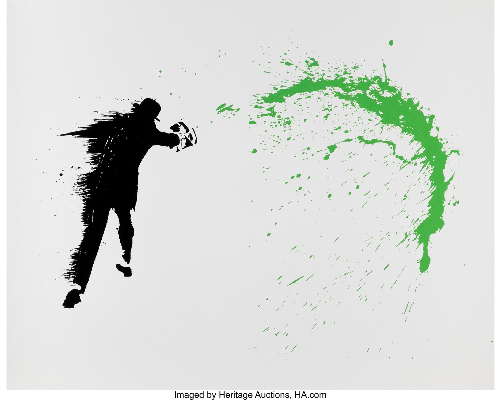 Nick Walker (b. 1969) Coachella (Green), 2015 Sc: Nick Walker (b. 1969) Coachella (Green), 2015 Screenprint in colors on paper 24 x 30 inches (61.0 x 76.2 cm) (sheet) HID03101062020 &