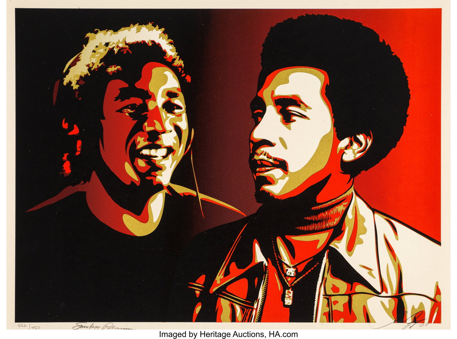 Shepard Fairey (b. 1970) Smokey Robinson Era Pri (1 of 1)
