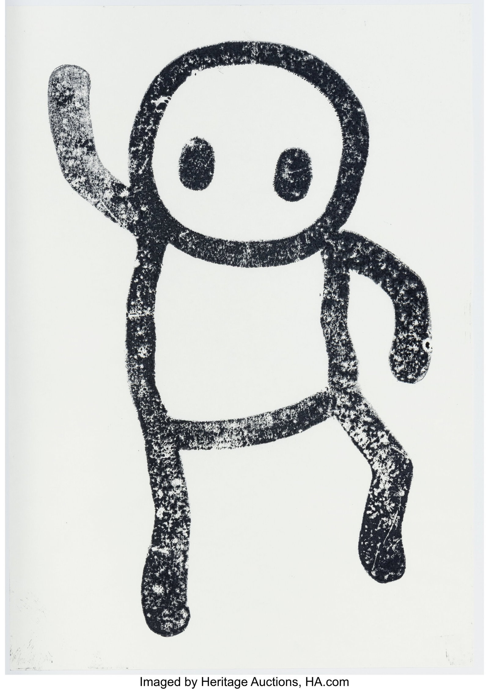 Stik (b. 1979) Stamp (Arm Up, Arm Down), 2023 Ru (1 of 1)