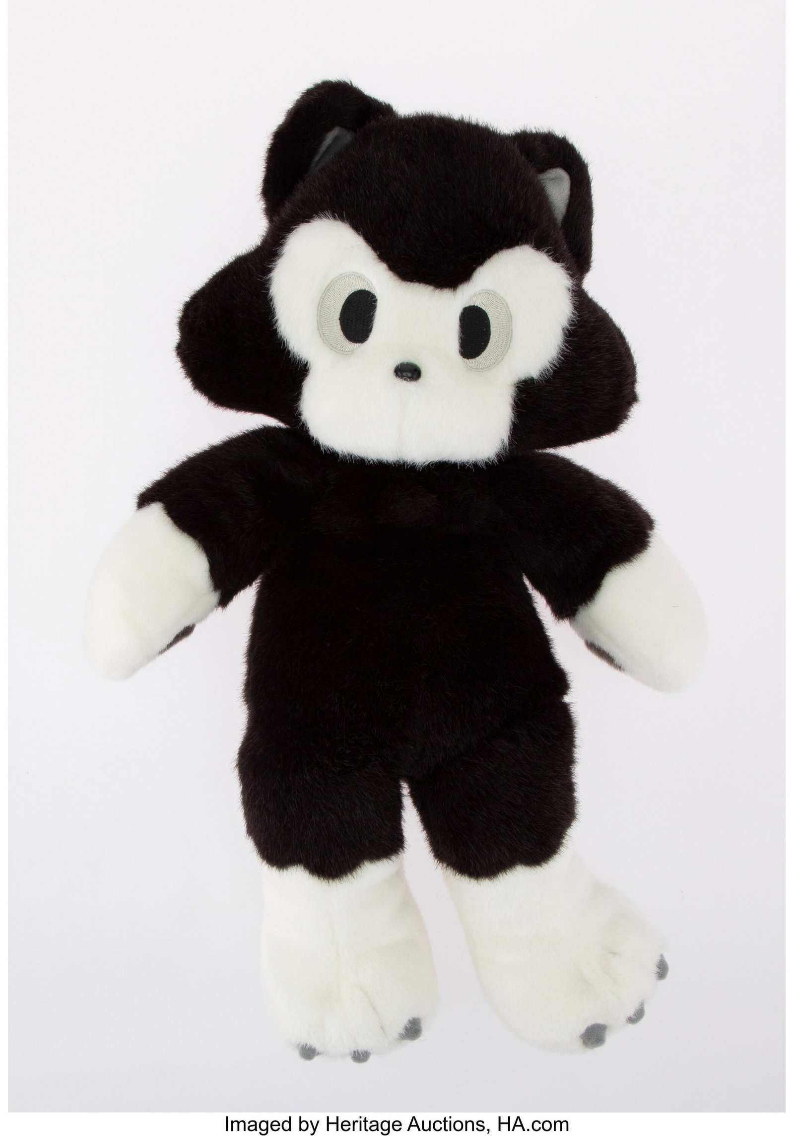 TIDE (b. 1984) My Cat, 2023 Polyester plush 19 x: TIDE (b. 1984) My Cat, 2023 Polyester plush 19 x 10 x 3-1/2 inches (48.3 x 25.4 x 8.9 cm) Ed. 50/500 Produced by AllRightsReserved 
