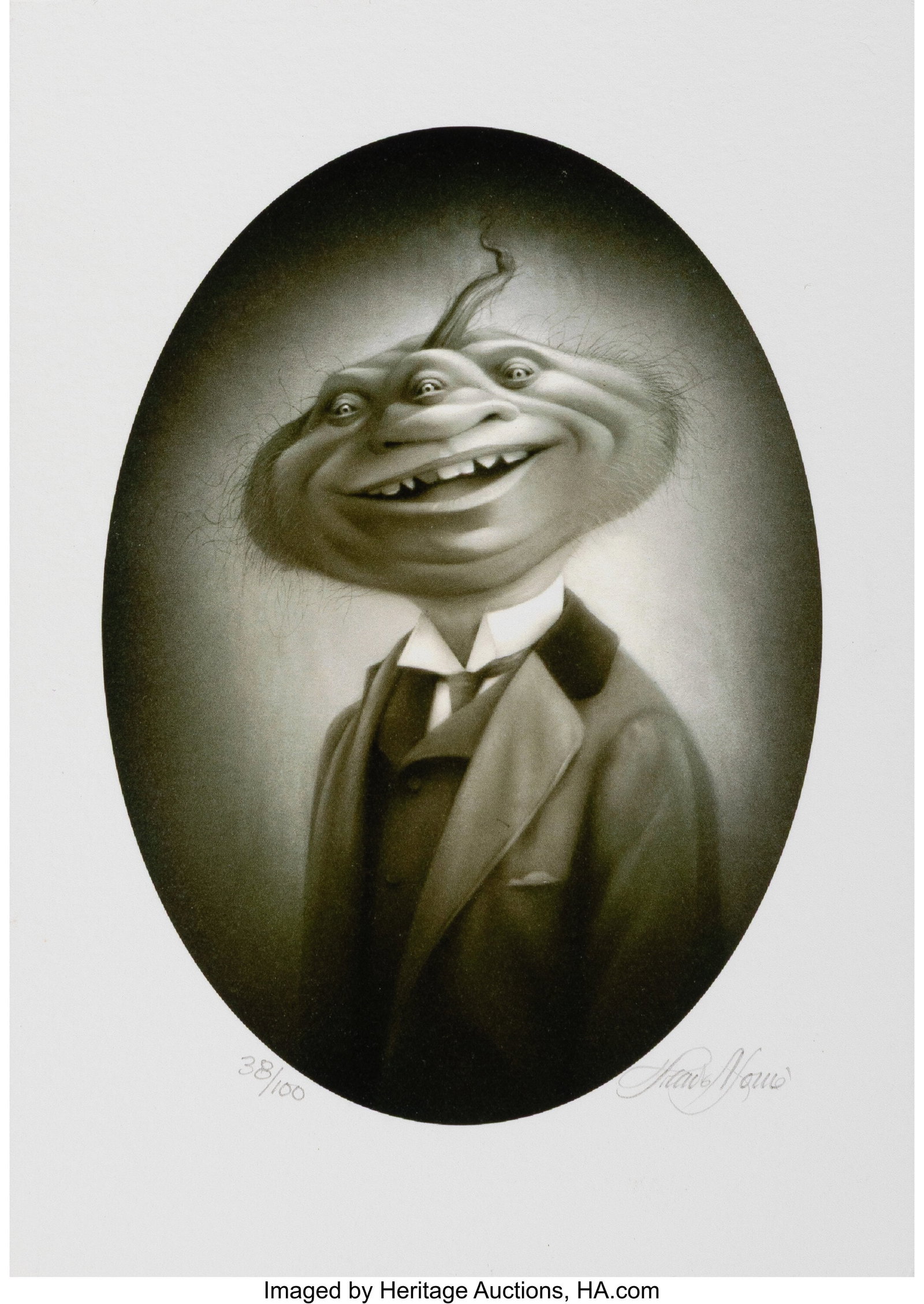 Travis Louie (b. 1964) Untitled (Unusual Circums: Travis Louie (b. 1964) Untitled (Unusual Circumstances), 2023 Archival print on paper 7 x 5 inches (17.8 x 12.7 cm) (sheet) Ed&period