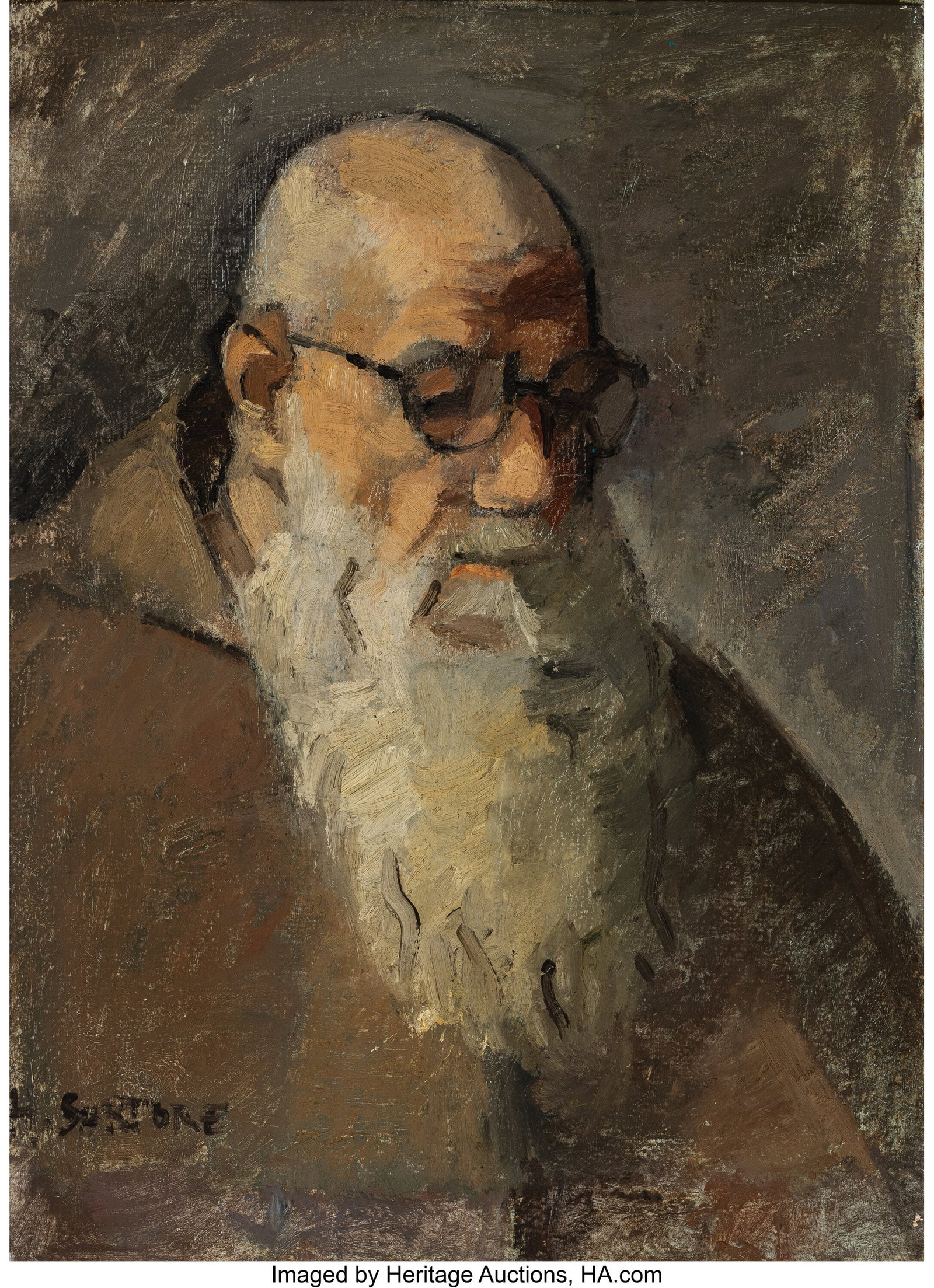 Hugo Sartore (1934-2014) Retrato Oil on canvas 2: Hugo Sartore (1934-2014) Retrato Oil on canvas 21 x 15 inches (53.3 x 38.1 cm) Signed lower left: H. Sartore PROVENANCE: Bodeo y Quinaz, Cerr