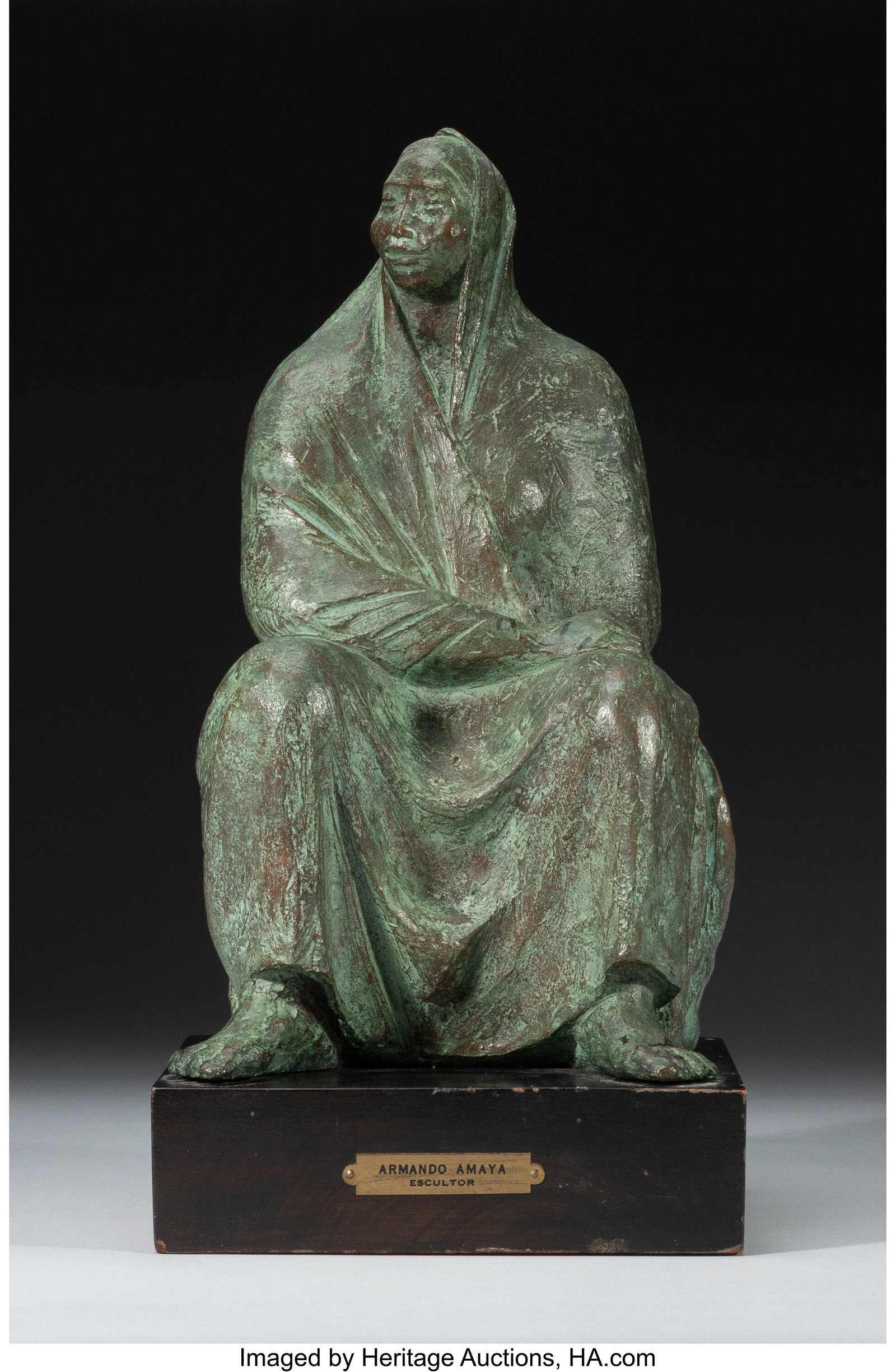 Armando Amaya (b. 1935) Maya II, 1984 Bronze wit (1 of 4)