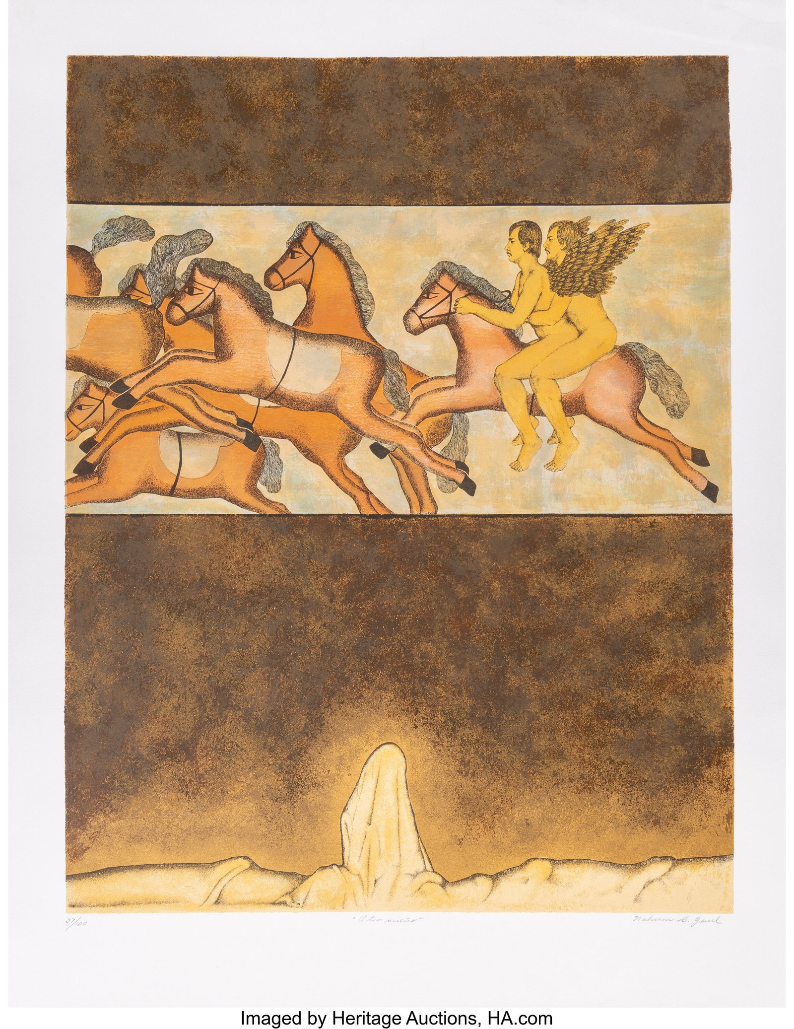 Nahum Bernabé Zenil (b. 1947) Otro sueño Scree: Nahum Bernabé Zenil (b. 1947) Otro sueño Screenprint in colors on wove paper 30-3/4 x 24 inches (78.1 x 61.0 cm) (sheet) 37/100