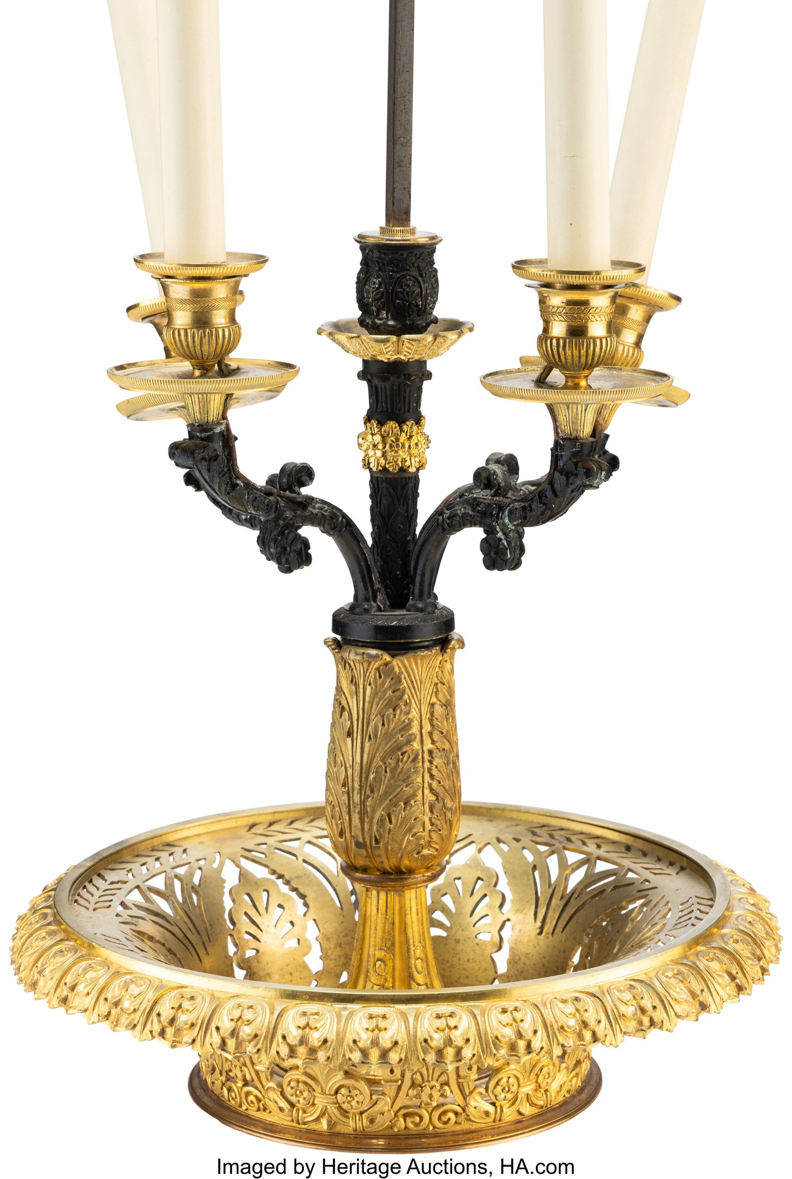 A Louis XV-Style Gilt Bronze and Patinated Metal (1 of 3)