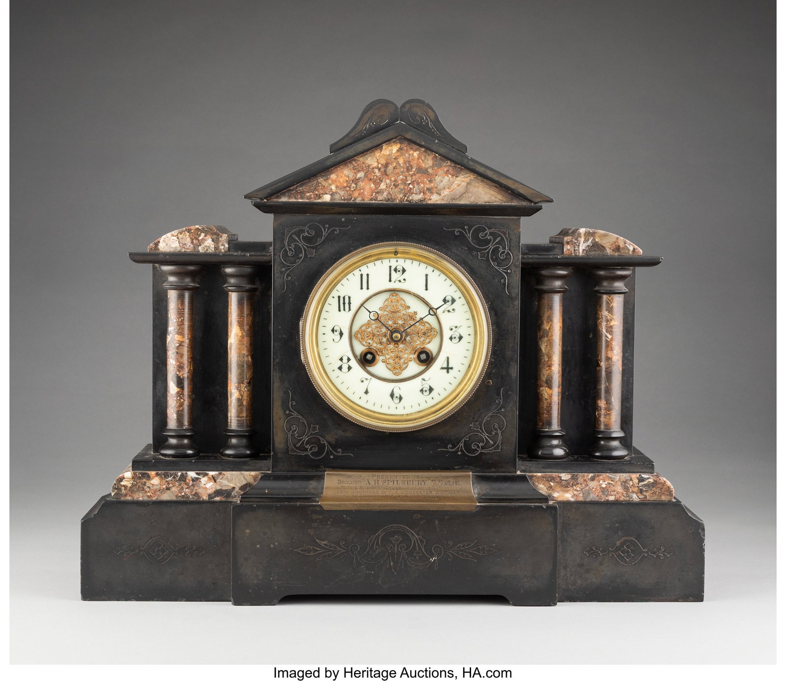 An A.D. Mougin Marble and Slate Temple-Form Free (1 of 4)