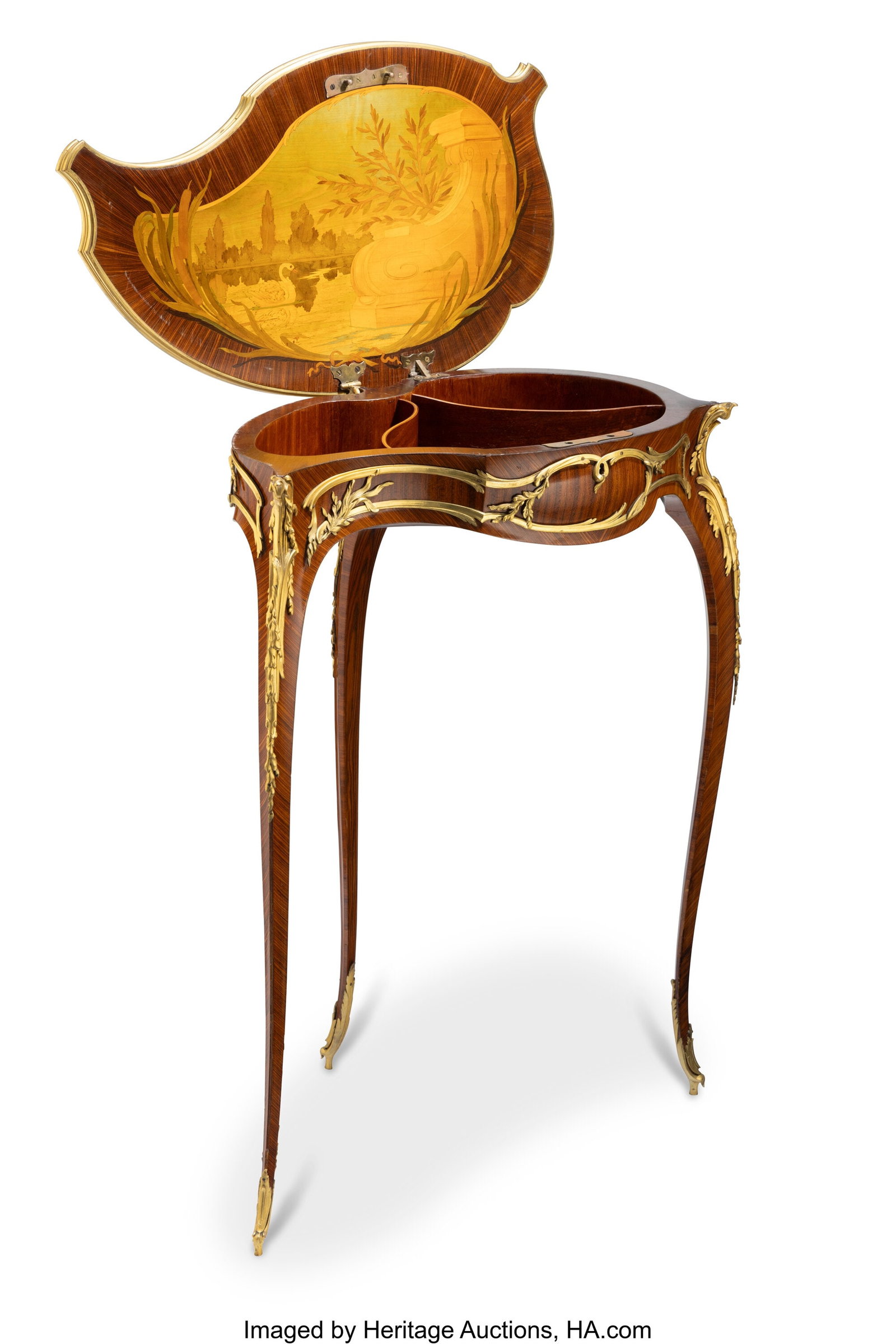 A François Linke Gilt Bronze-Mounted Kingwood,  (1 of 8)