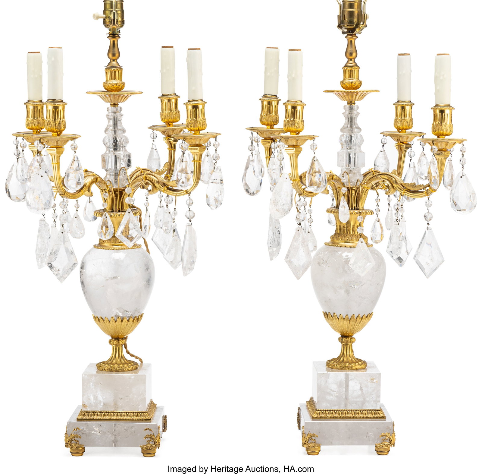 A Pair of Neoclassical-Style Gilt Bronze-Mounted (1 of 3)