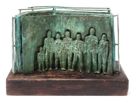 PAL KEPENYES (Hungarian/Mexican, 20th/21st Centu: PAL KEPENYES (Hungarian/Mexican, 20th/21st Centuries)FiguresBronze with gre