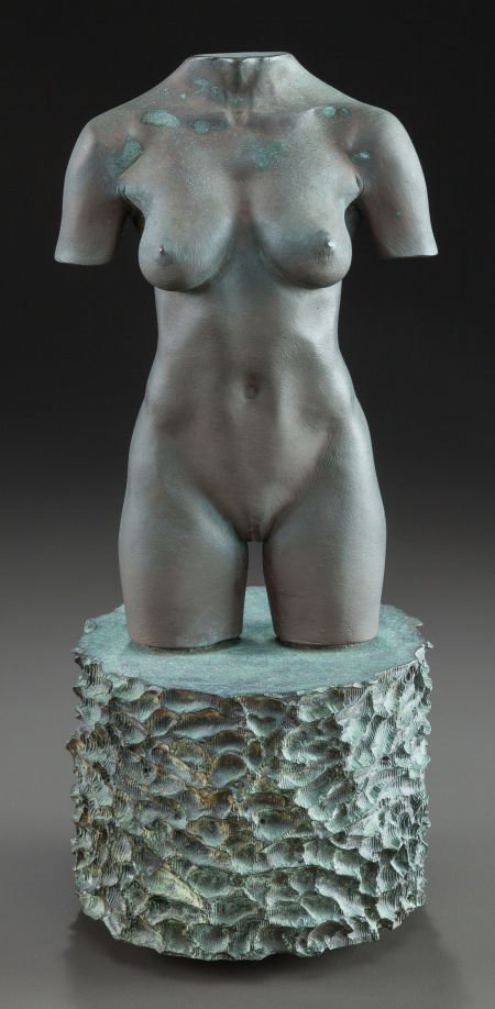 ROBERT GRAHAM (American, 1938-2008) MOCA Torso,: ROBERT GRAHAM (American, 1938-2008)MOCA Torso, circa 1992-95Cast bronze