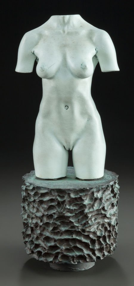 ROBERT GRAHAM (American, 1938-2008) MOCA Torso,: ROBERT GRAHAM (American, 1938-2008)MOCA Torso, circa 1992-95Cire perdue cas