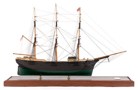 A SCALE SHIP MODEL OF A LARGE MAINE DOWNEASTER A: A SCALE SHIP MODEL OF A LARGE MAINE DOWNEASTERAmeric