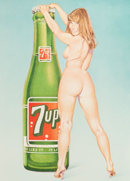 MEL RAMOS (American, b. 1935) You Like It, It Li: MEL RAMOS (American, b. 1935)You Like It, It Likes You, 1994Color lithograp