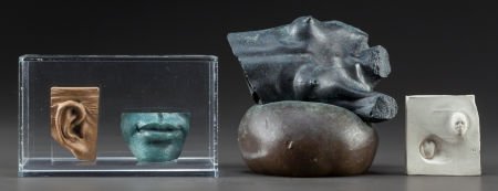ROBERT GRAHAM (American, 1938-2008) Ear; Mouth;: ROBERT GRAHAM (American, 1938-2008)Ear; Mouth; Torso; Face (four works), 1991-2