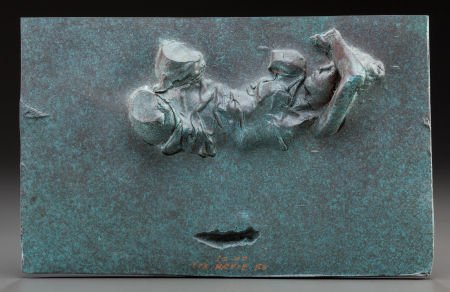 ROBERT GRAHAM (American, 1938-2008) Female Figur: ROBERT GRAHAM (American, 1938-2008)Female Figure in relief; Female Torso in cement 